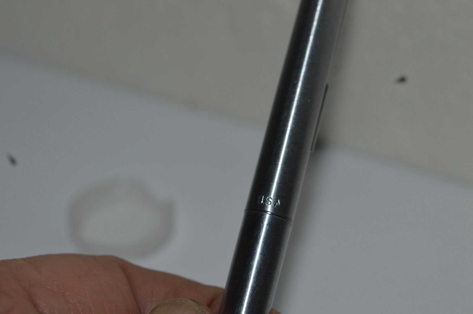 Paper Mate Profile # 2 Regular Grip Mechanical Pencil St Steel 0.9mm 1980’s USA