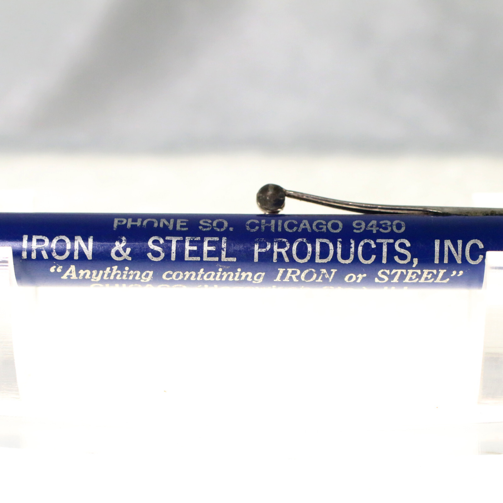 1936 WEAREVER #335-R Round Body Iron & Steel Mach SAMPLE(?) Mechanical Pencil
