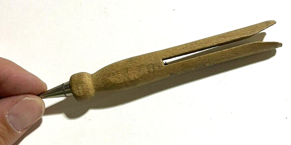 Panama Beaver Carbon Paper 1940s Rare Clothespin Pencil Mechanical IL Louisiana