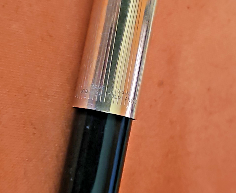 PARKER 51 Mechanical Pencil 1955 Black Resin Barrel 1/10 12kt Gold Filled Cap