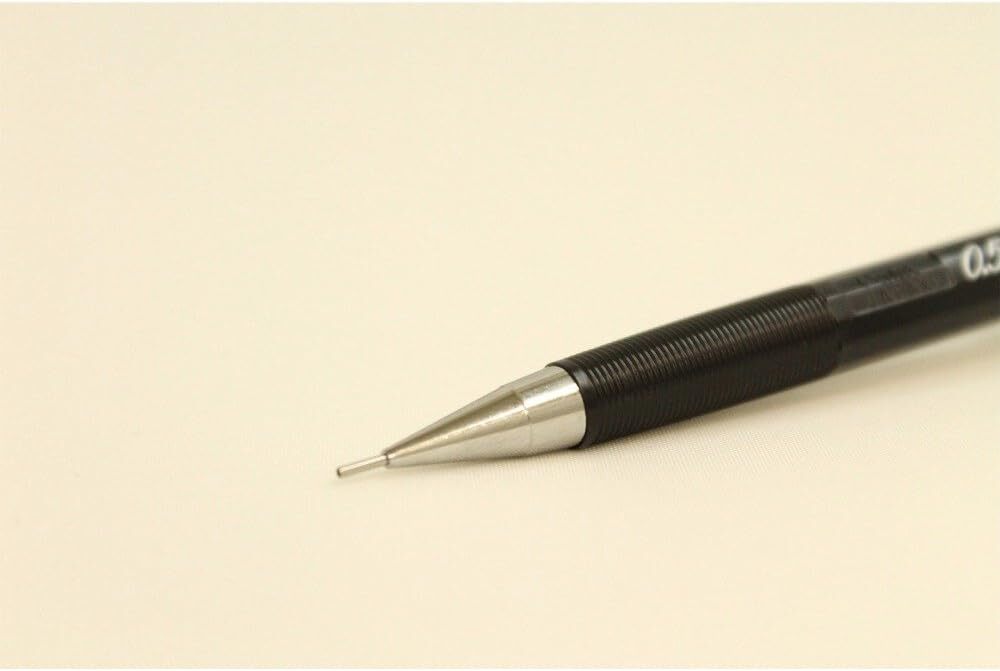 0.5Mm Mechanical Pencil Black Fine Draft Drawing Writing Instrument Pack Of 1