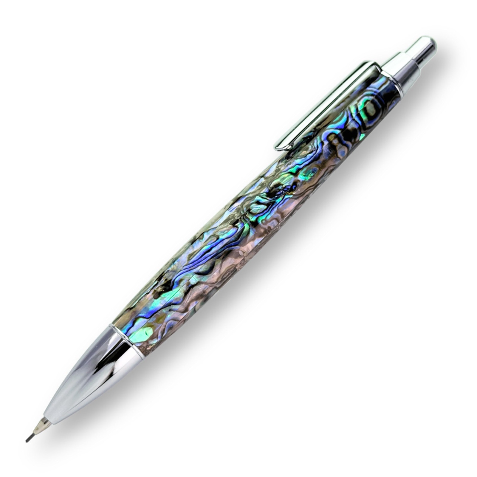 Abalone Shell Mechanical Pencil 0.7mm, Luxury Metal Pencil for Drawing and Sk…