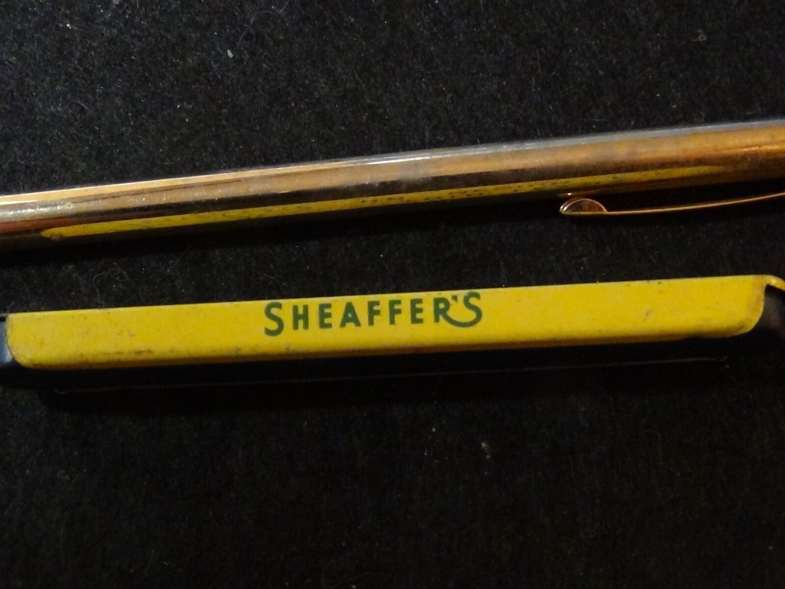 Vintage Made in USA Metal Mechanical Pencil & Sheaffer’s Lead Case Nice Set