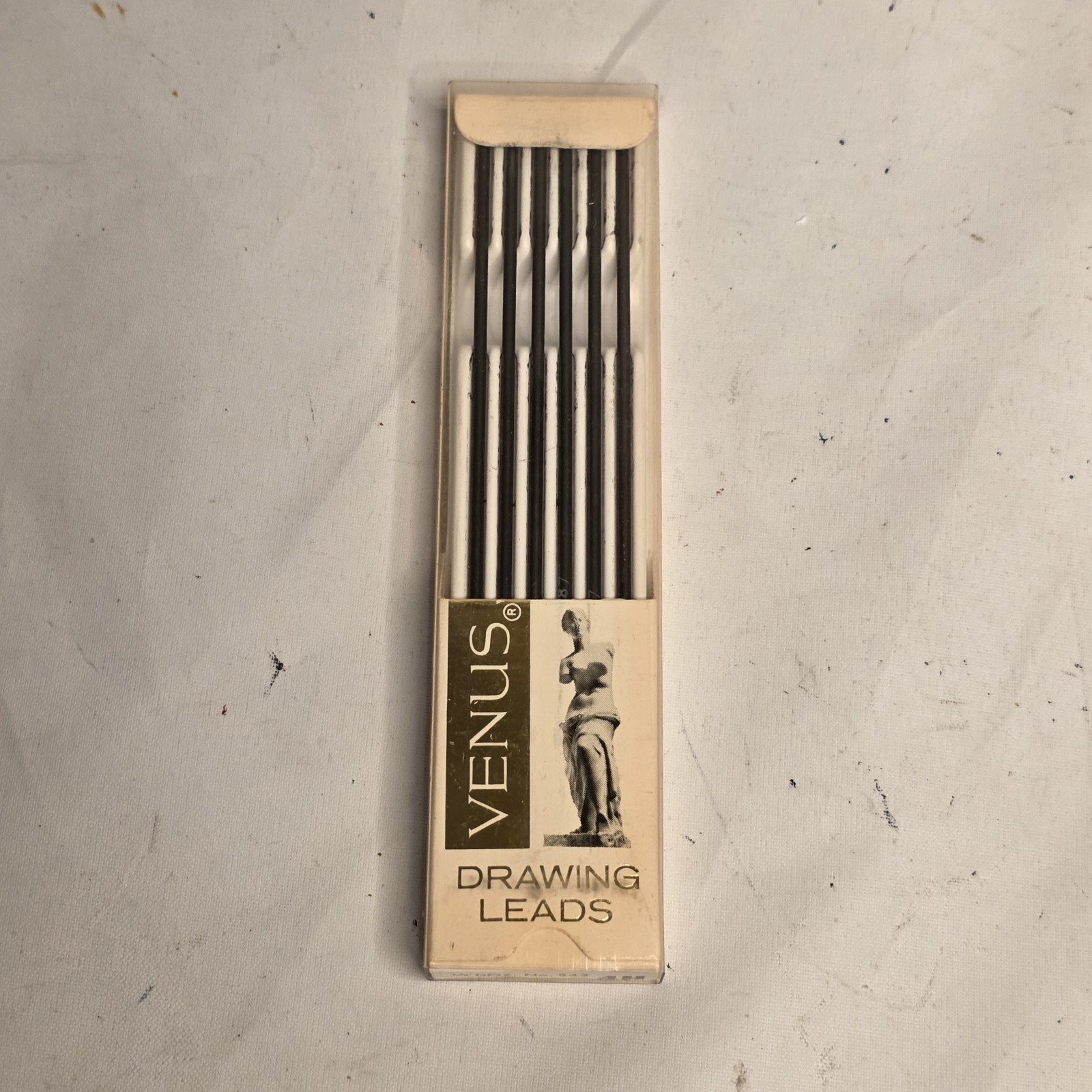 Venus 4H Drawing Leads Vintage Box Of 6 Leads #842 In Original Case