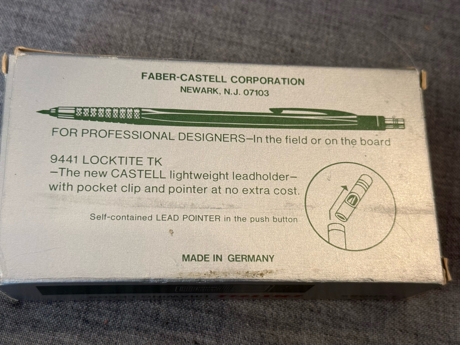Faber Castell Mechanical Pencil Refill Leads 4H Box Of 12 Packs 1 Gross NOS