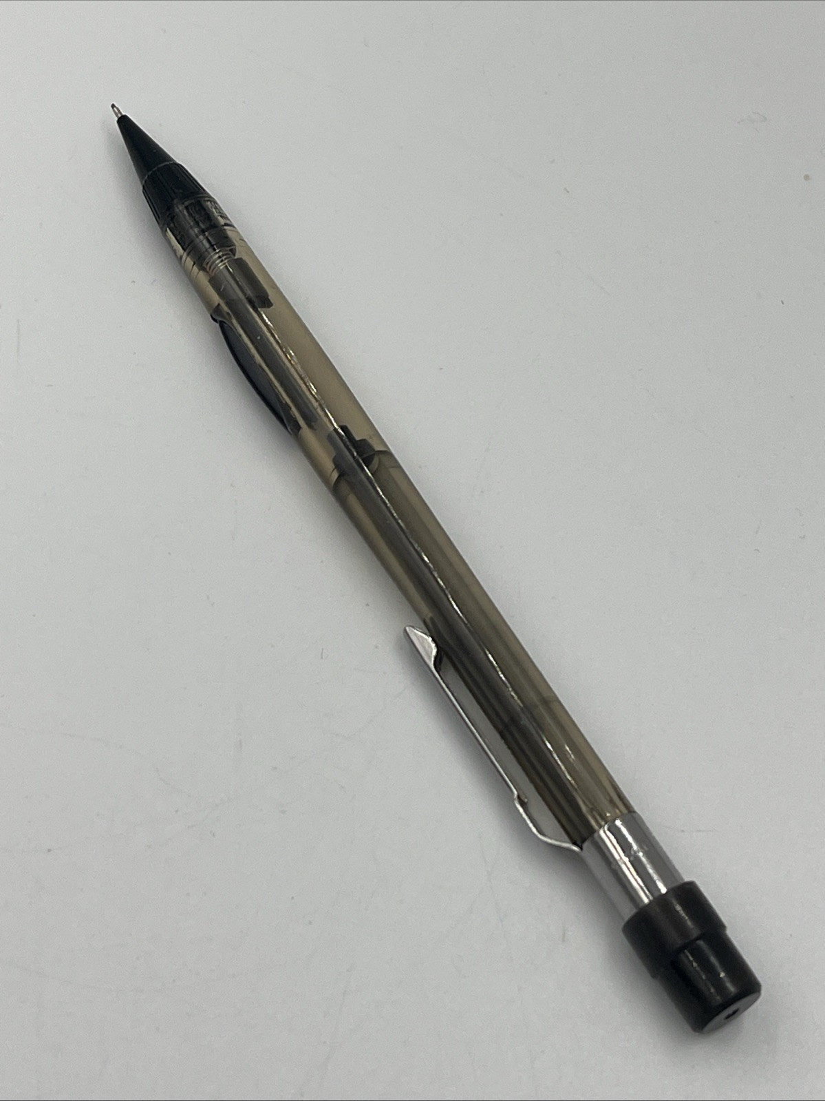 Pentel 0.5mm Discontinued Mechanical Pencil PD345 Side Clicker PD-345 Gray Color