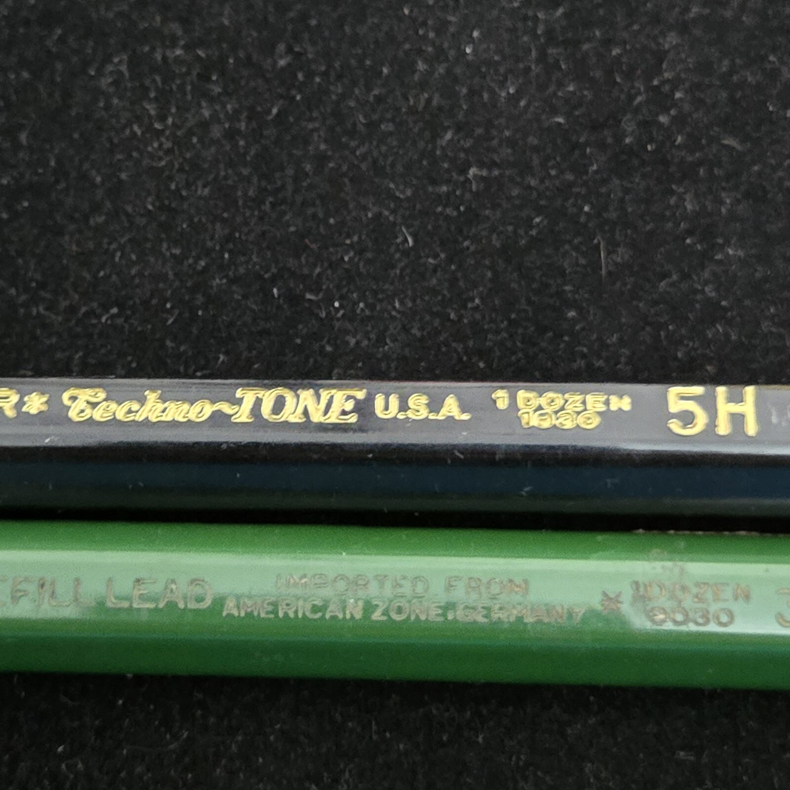 2 A.W. Faber Castell Refill Lead Vintage USA AMERICAN ZONE WEST GERMANY 5H 3H
