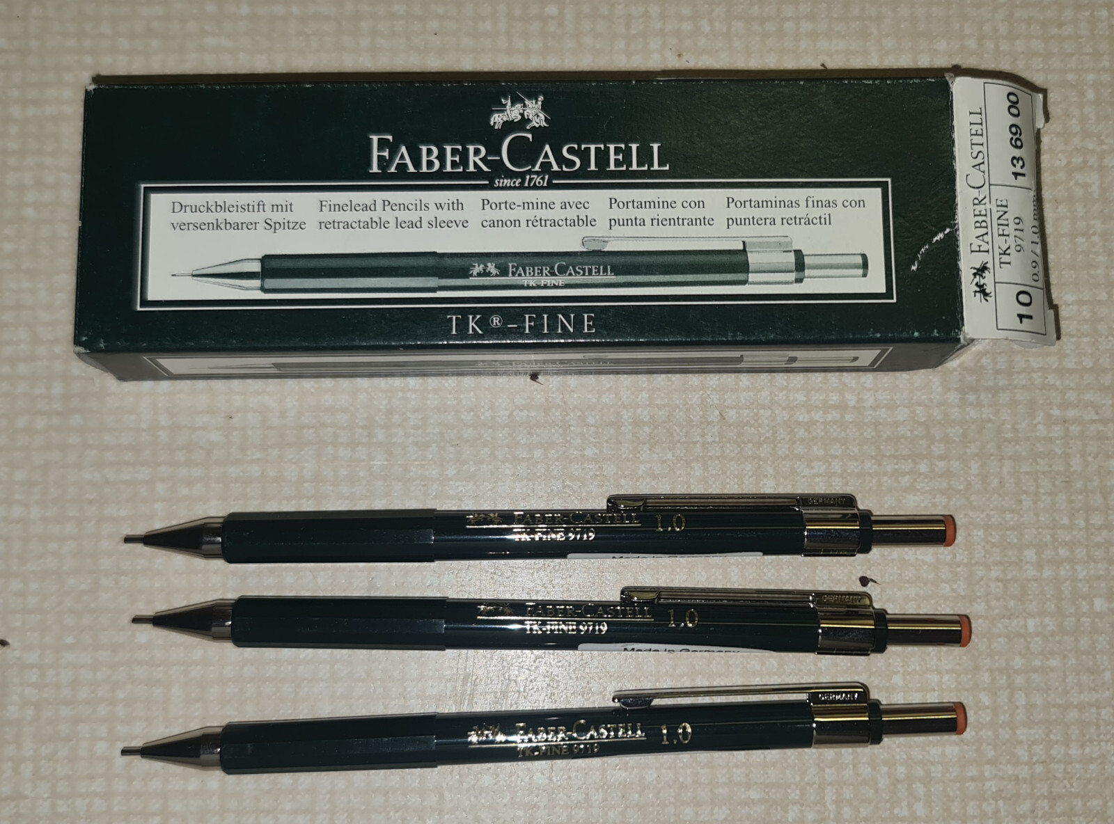 Big Lot 19 * FABER CASTELL Contura / TK Fine mechanical pencils all new