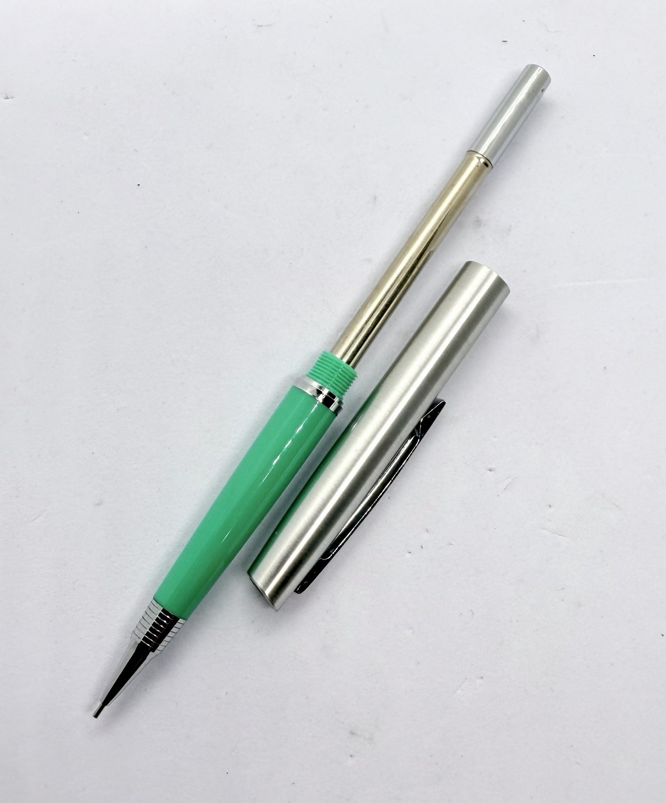 NOS pilot Mechanical Pencil Green Plastic With Metal Fully Functional