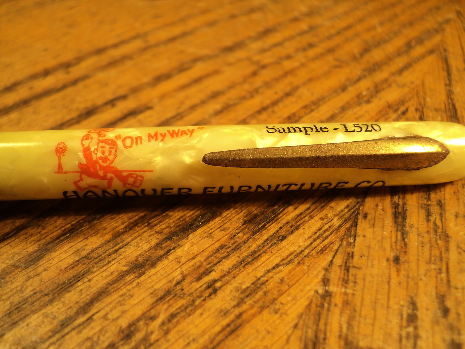 Vintage Sample – L520 Mechanical Pencil Hanover Furniture Co Westchester Calif