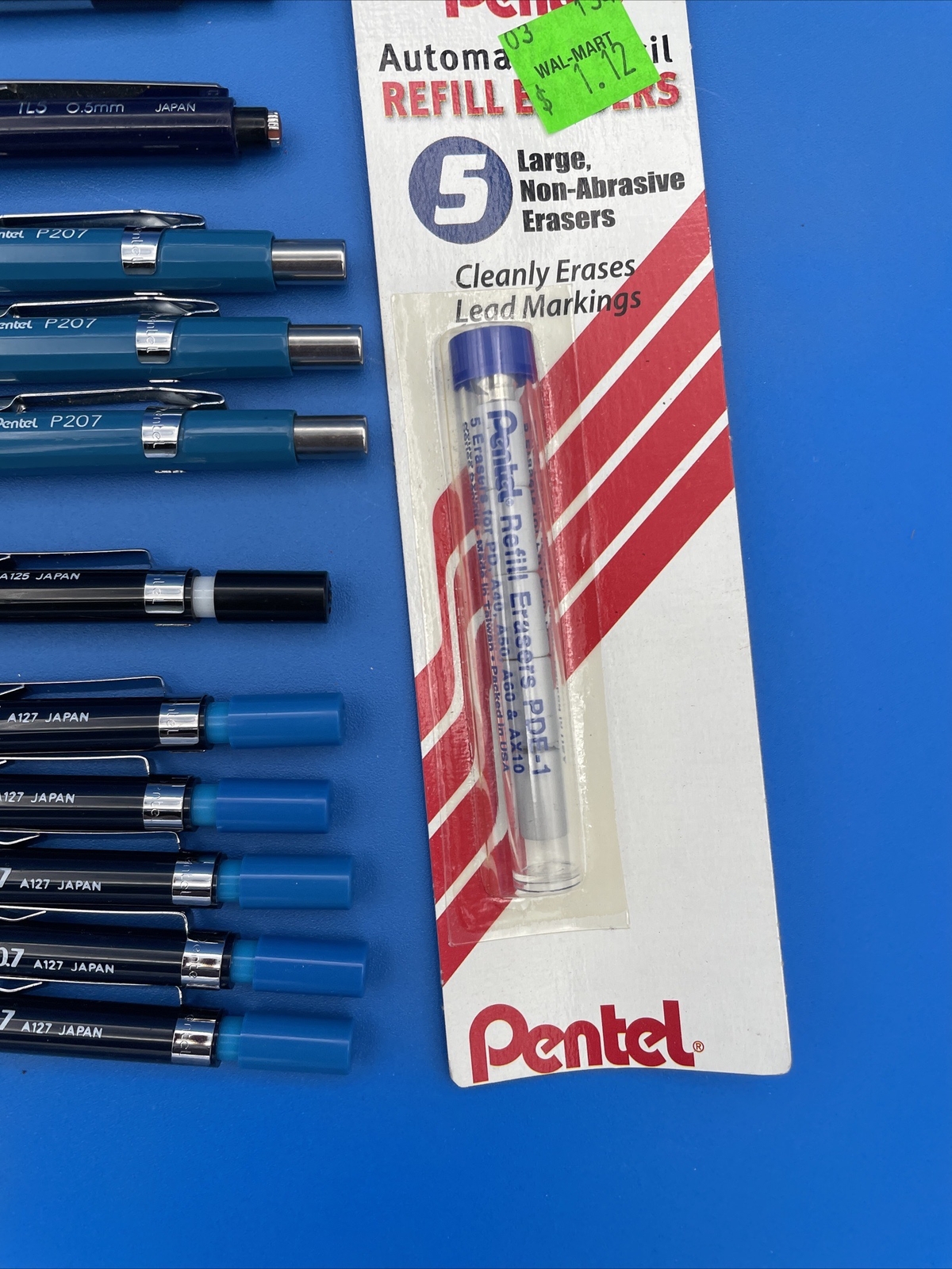 Mechanical Pencils Leads Erasers Pentel Berol Zebra more Vintage Japan See List