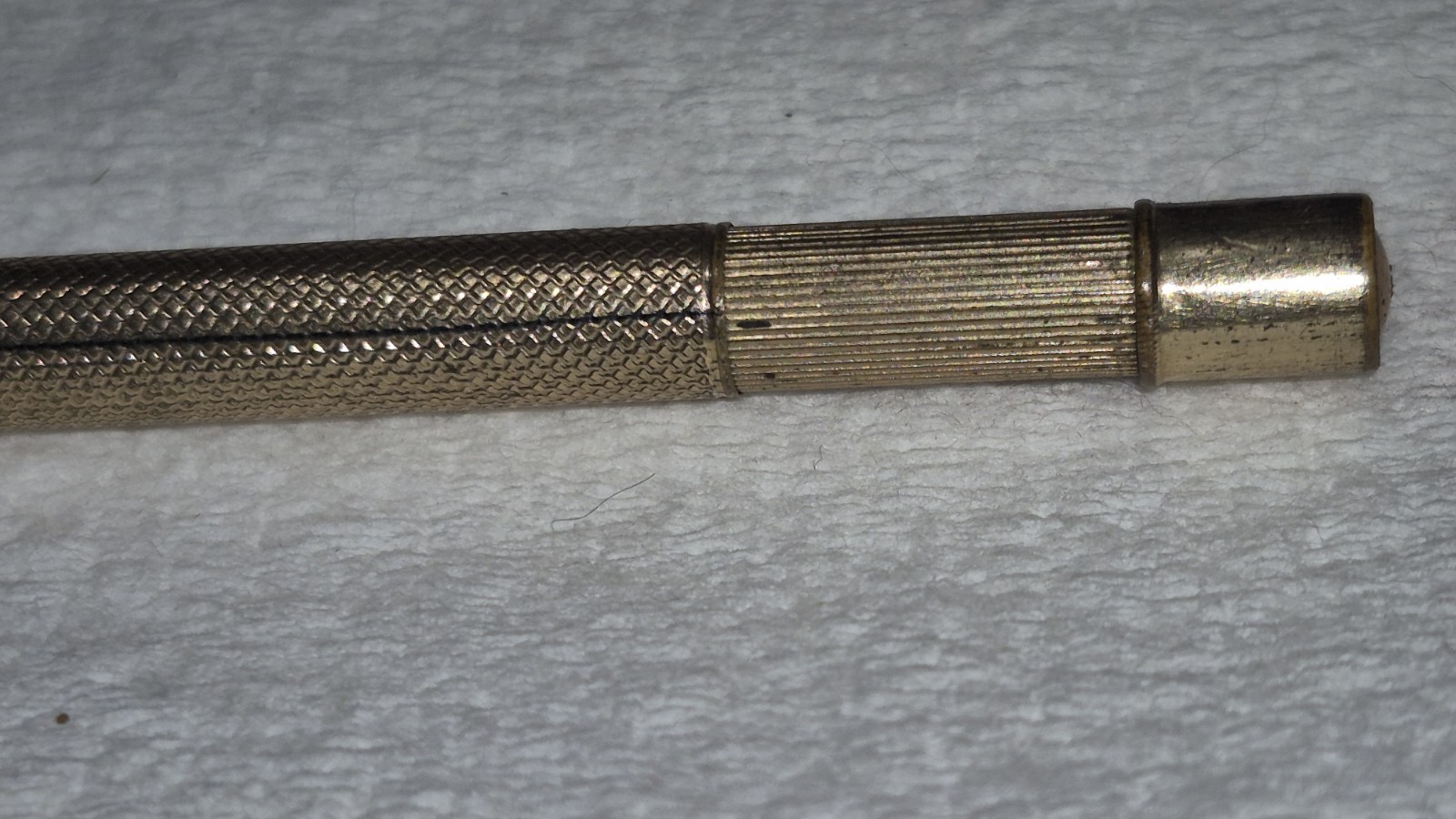 Unmarked Victorian Era Gold (Plated?) Extending Working Pencil in Original Box?