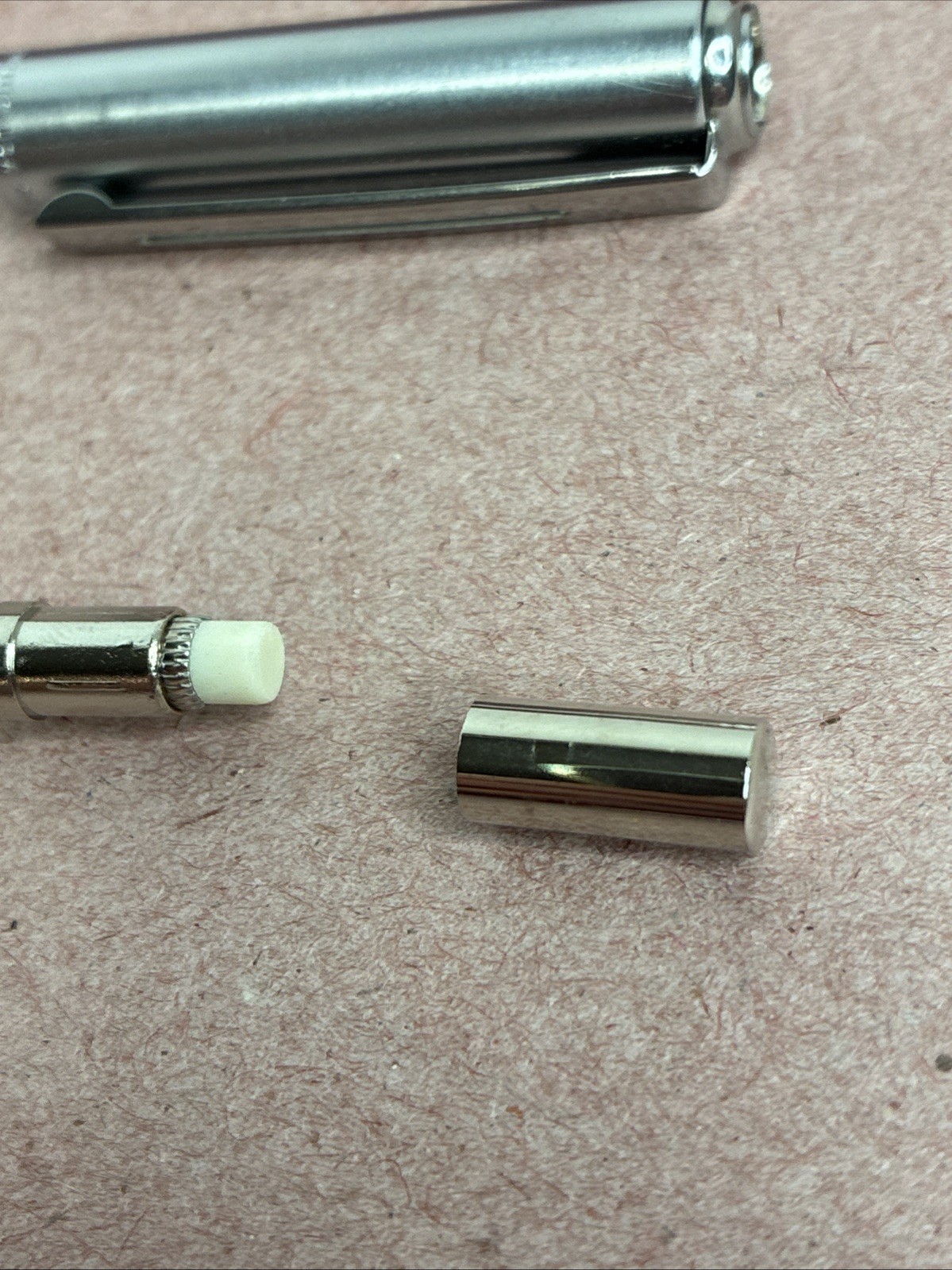 Vintage Chrome & Green Sheaffer Mechanical Click Pencil