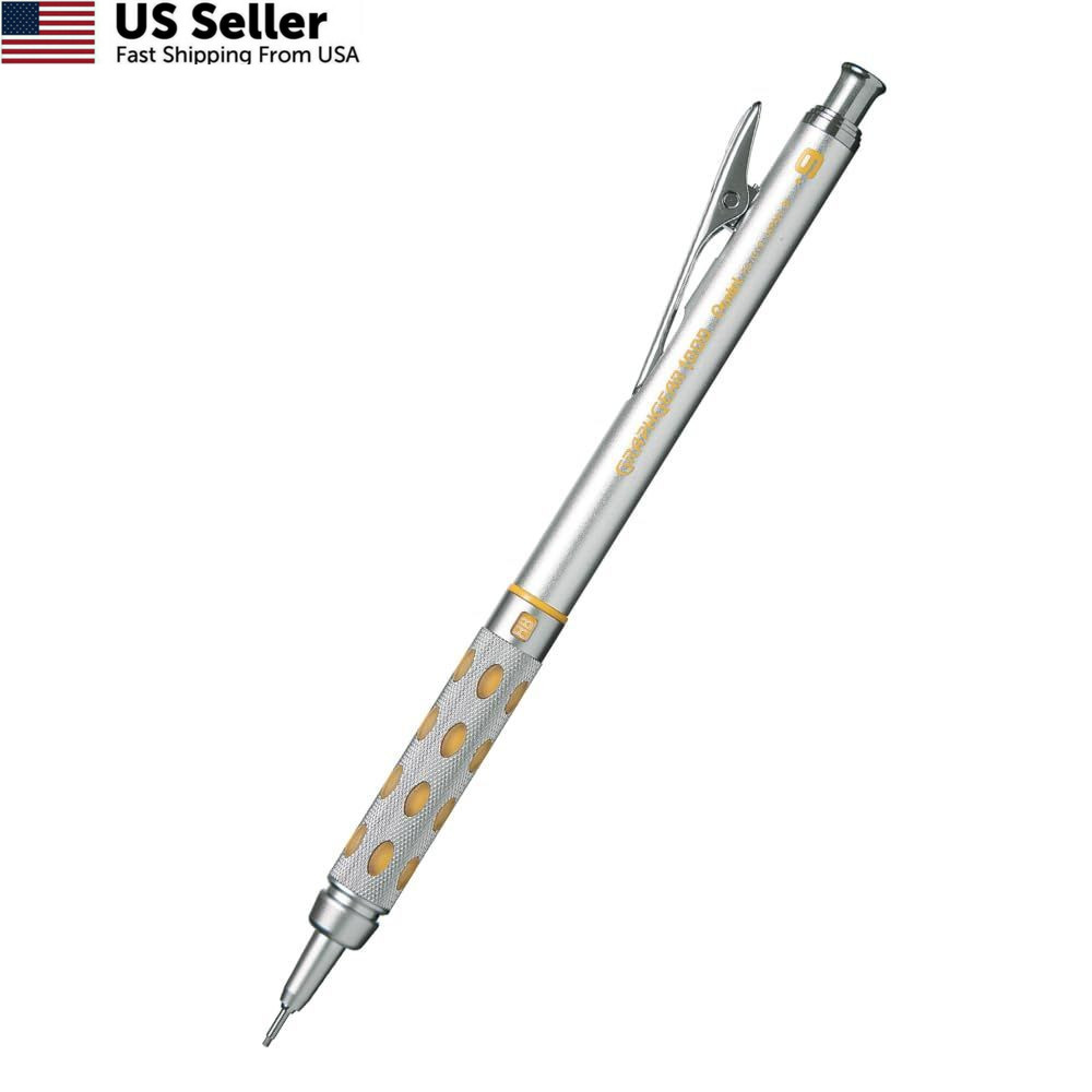 GraphGear 1000 Mechanical Drafting Pencil 0.9mm Yellow PG1019 Professional New