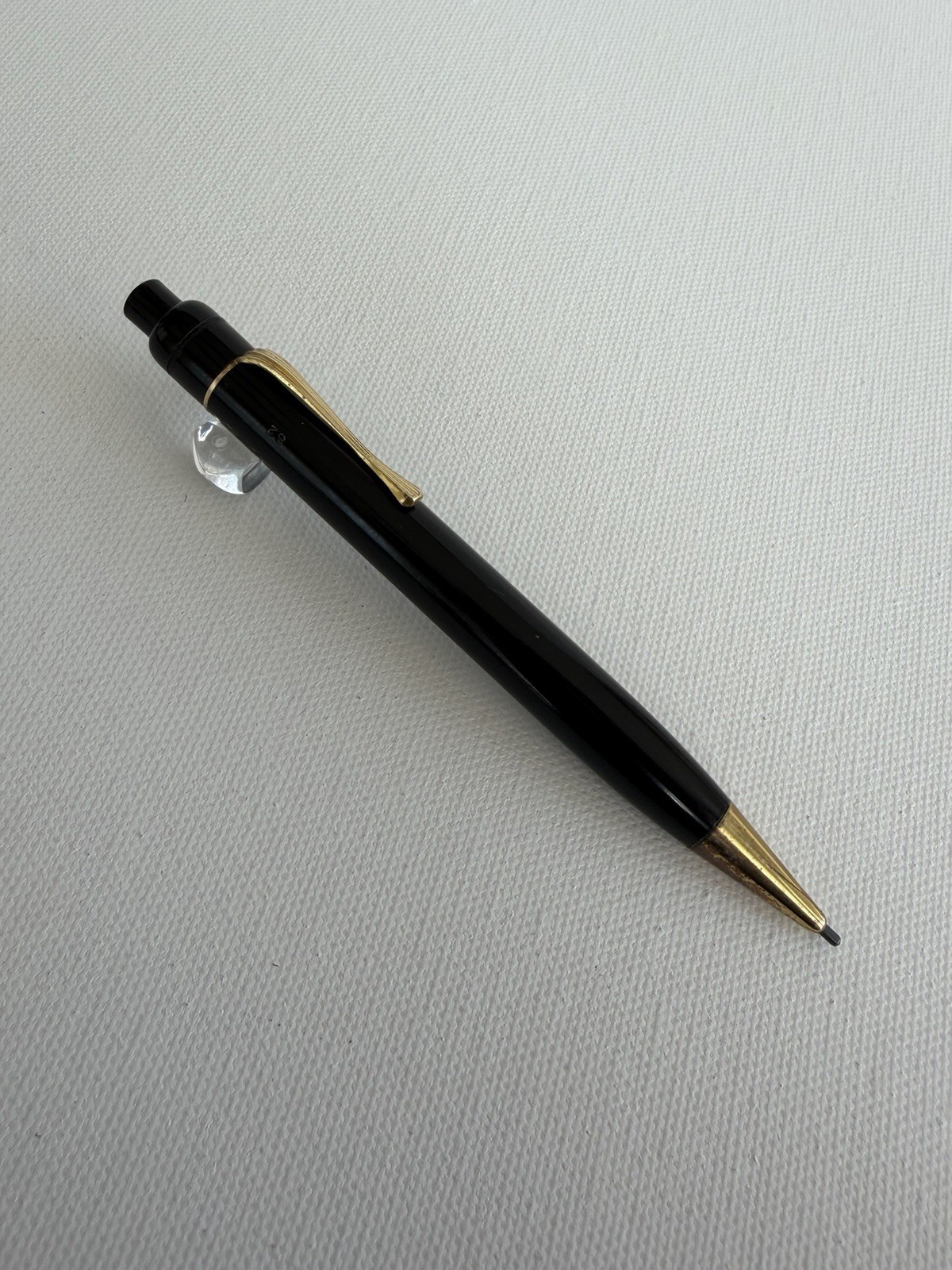 Montblanc f 1.5 mm lead 82 PIX Push Pencil yellow celluloid star | Vintage