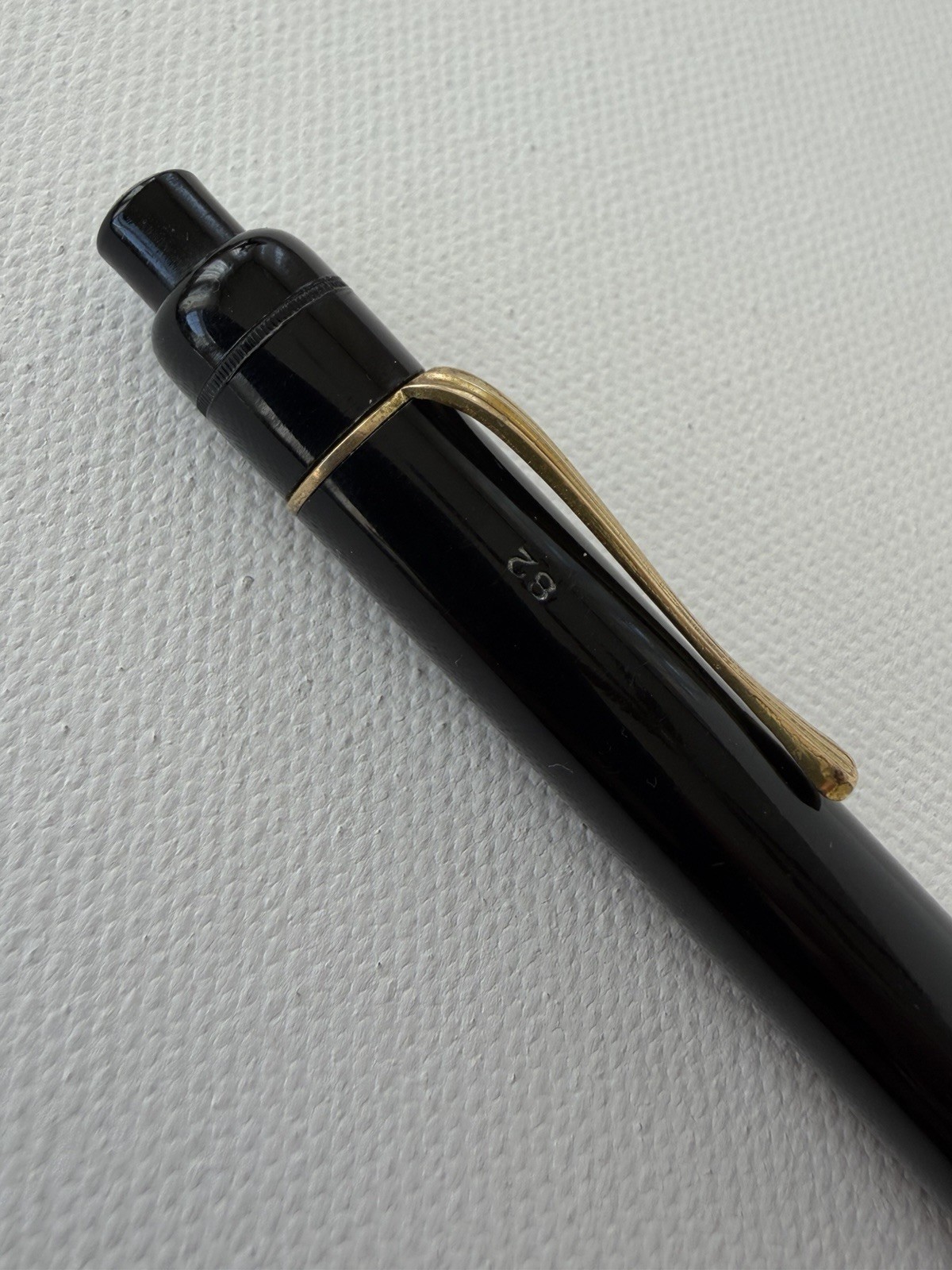 Montblanc f 1.5 mm lead 82 PIX Push Pencil yellow celluloid star | Vintage
