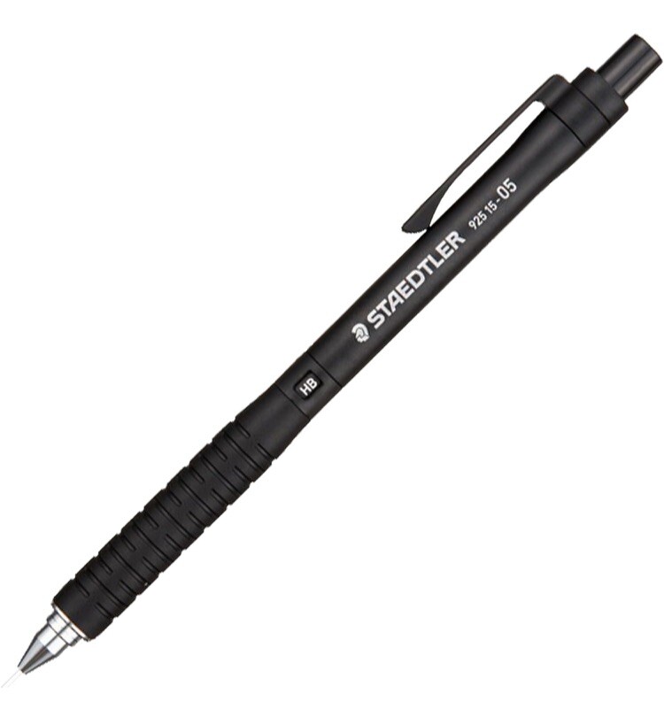 STAEDTLER 0.5mm mechanical pencil For drawing black 925 15-05