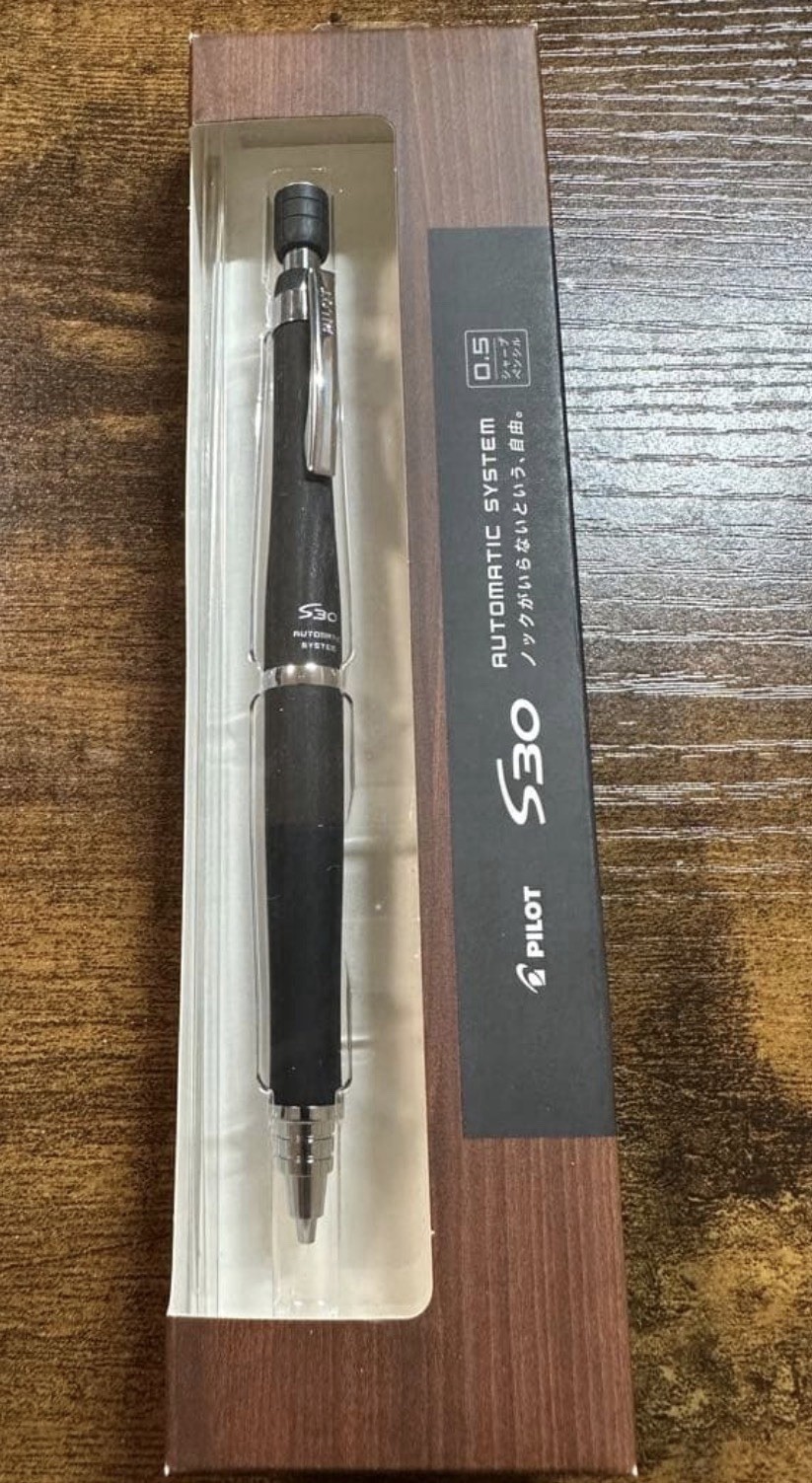 PILOT S30 0.5mm Automatic Mechanical Pencil Black & Brown Set of 2