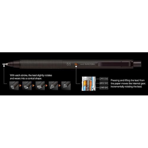 Uni M5KH1P.23 Kuru Toga Metal 0.5mm Mechanical Pencil Phantom Gray from Japan