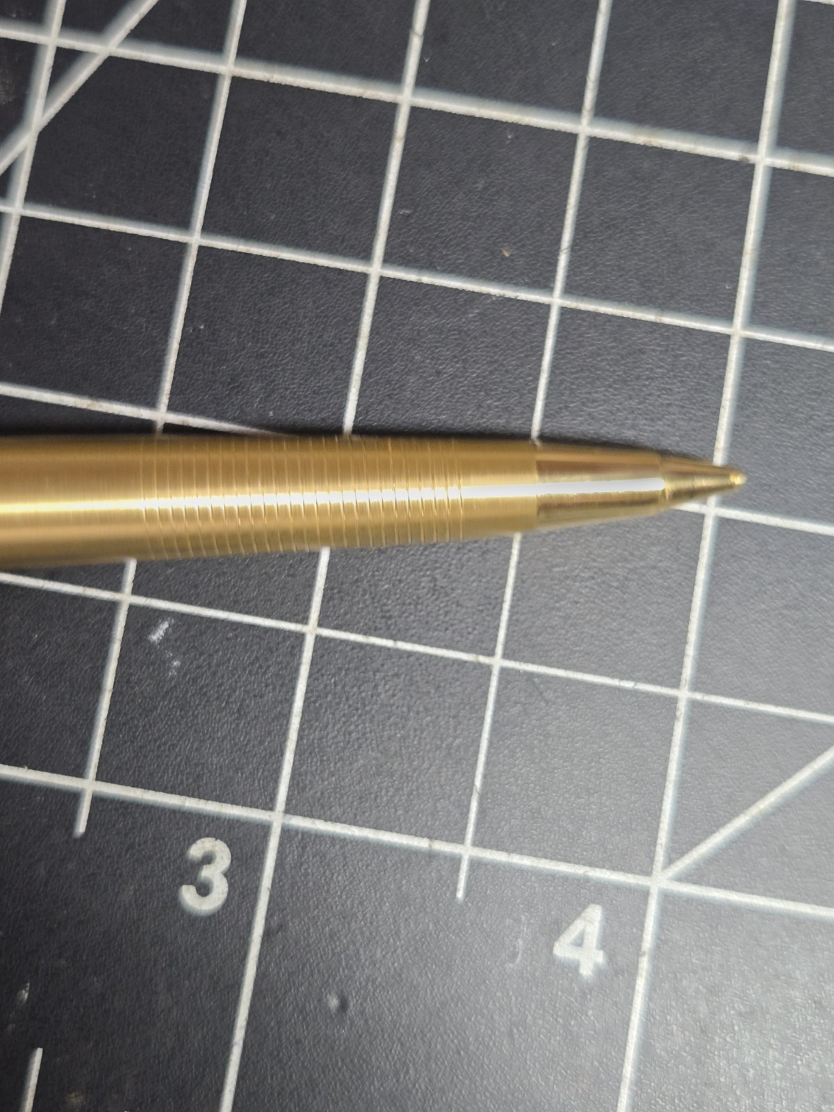 vtg pentel gold tone mechanical lead pencil .5 5