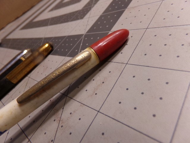 5 Vintage Advertising Mechanical Pencils. 2 Colson, 3 Redipoint.