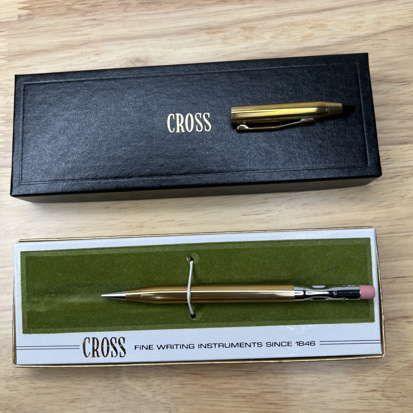 Cross 12K Gold Filled Pencil 6603 Writing Instrument Adjustable Desk Work Study