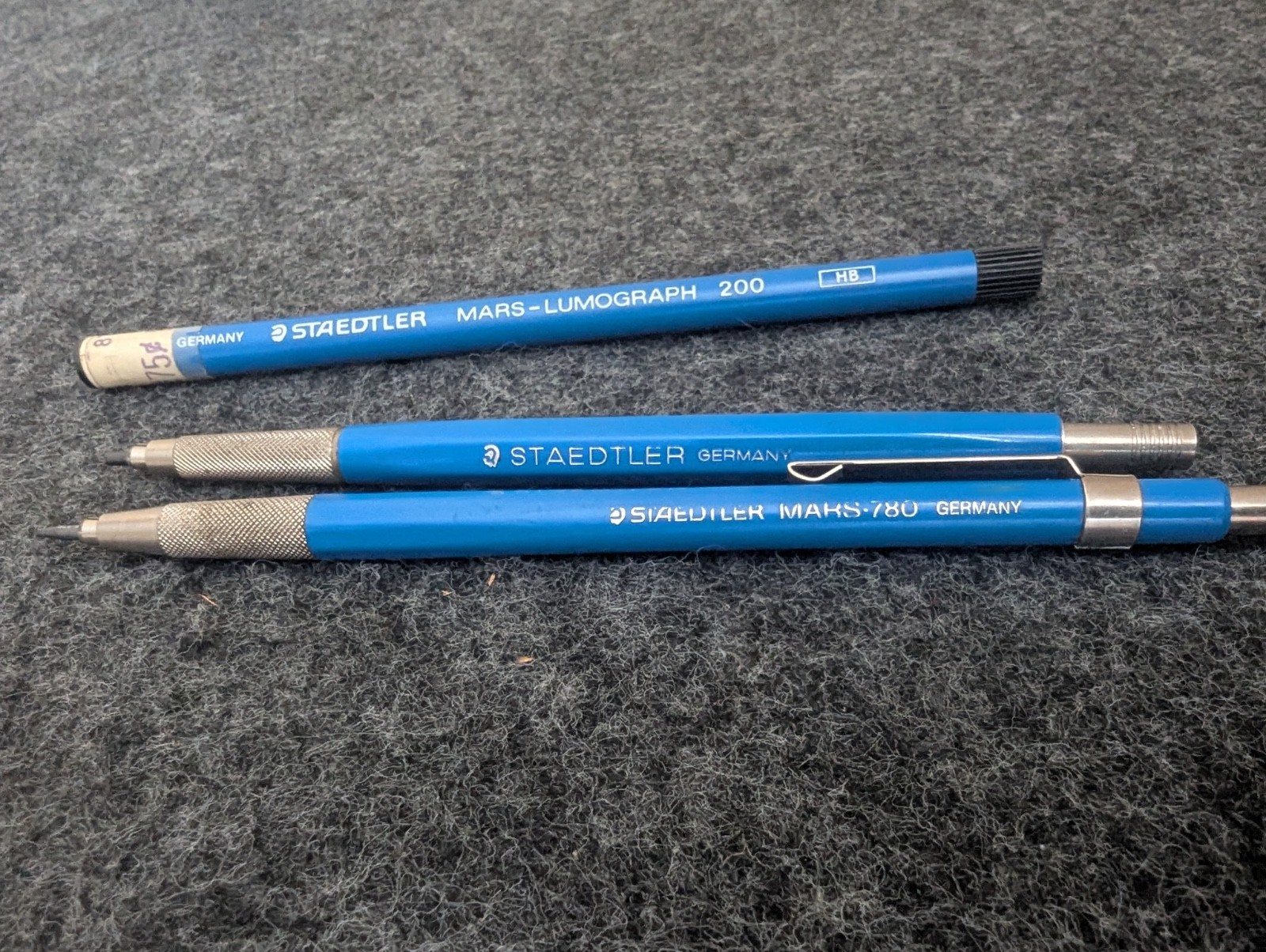 vintage staedtler mars technico 780 + 782 GERMANY drafting pencil