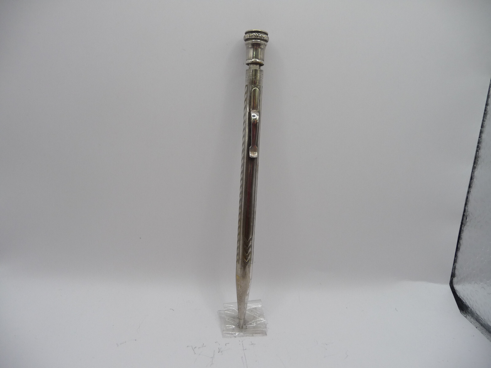 Wahl-Eversharp Vintage Silver Plate l.l mm Pencil–working
