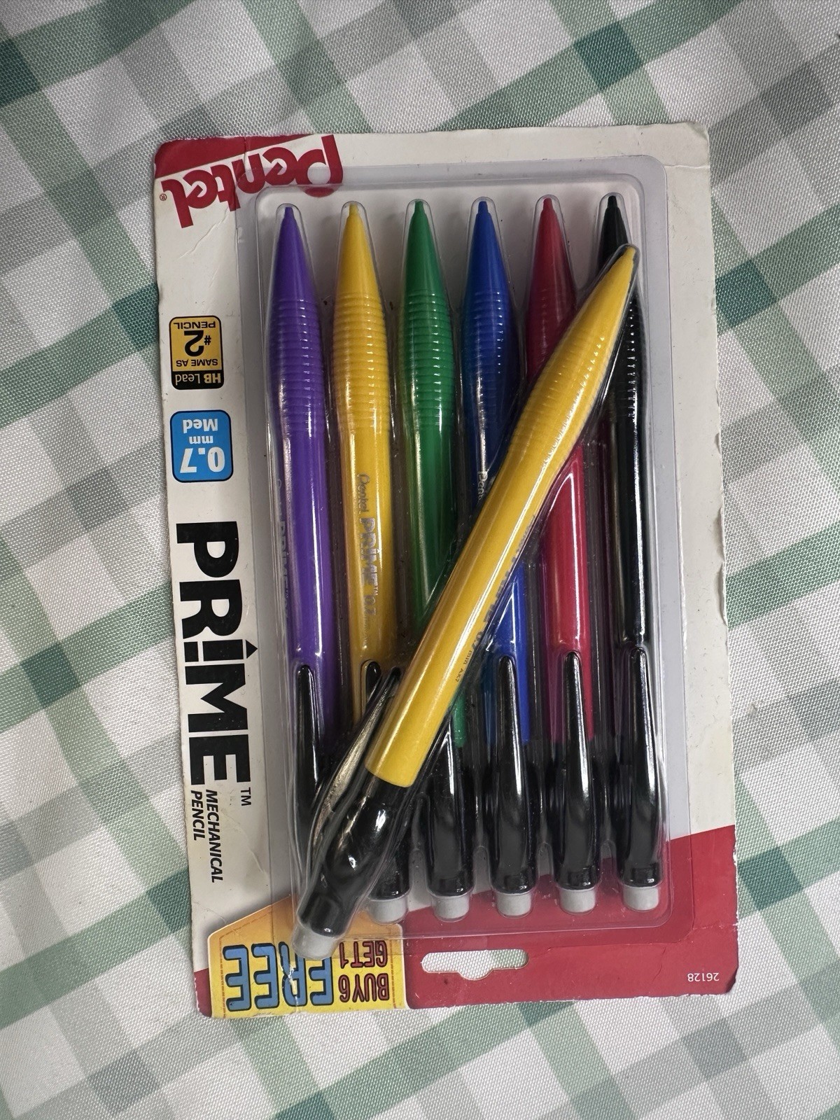 Pentel Prime Mechanical Pencil 0.7Mm Assorted Barrel Colors Pack of 7 AX7BP6MF