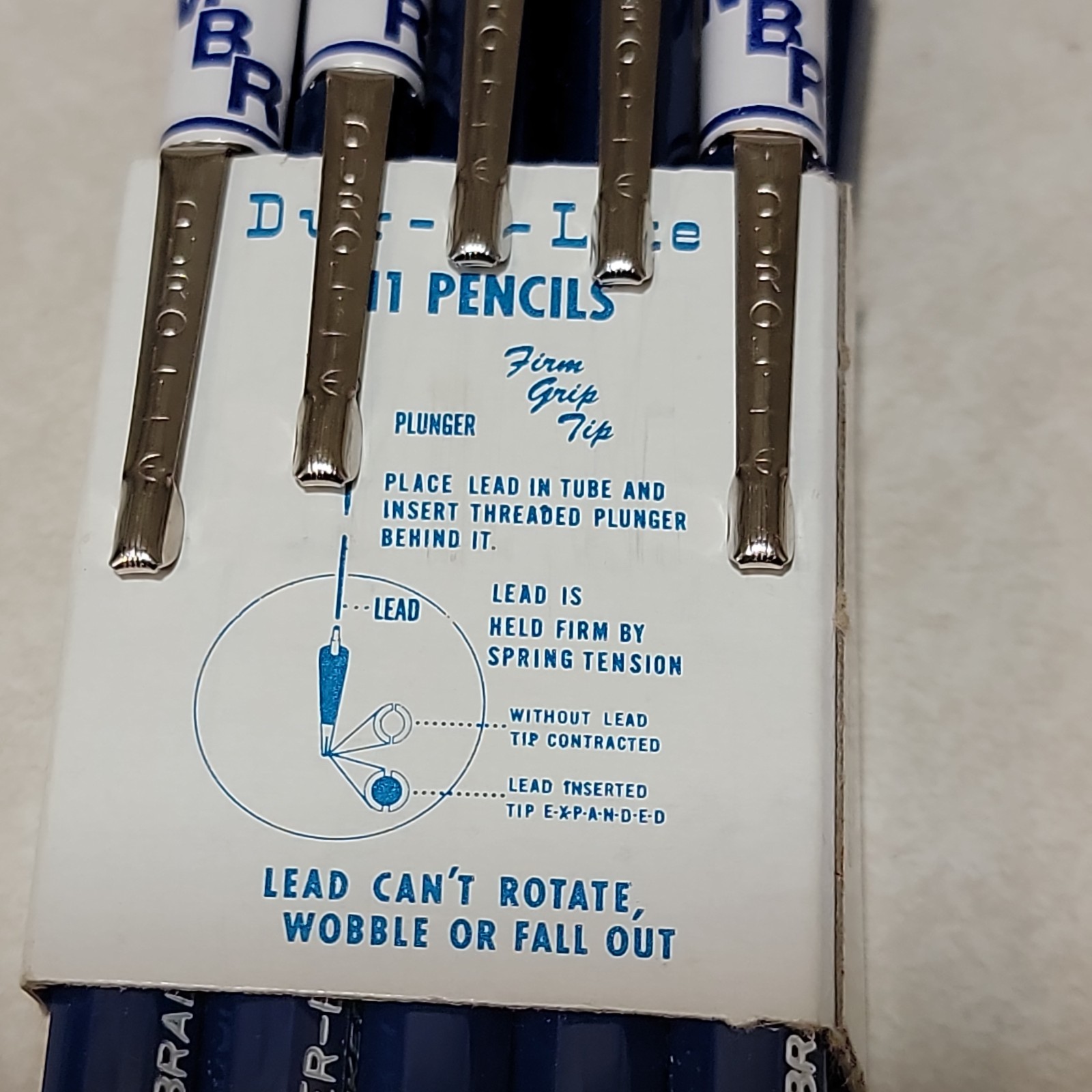 Vintage Durolite Autopoint Mechanical Pencil Miller Bradford & Risberg,-New
