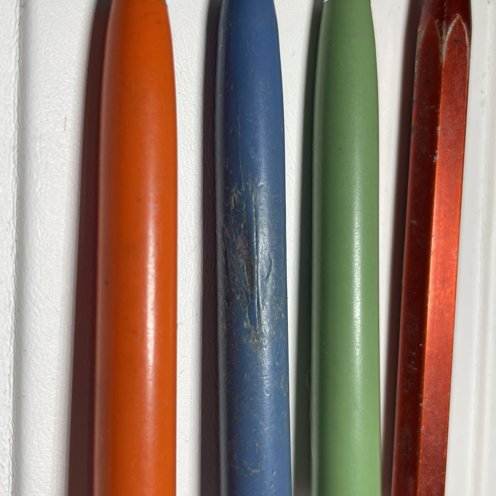 Vintage Scripto Mechanical Pencils Lot of 4 Multicolor 40s 50s 60s 70s