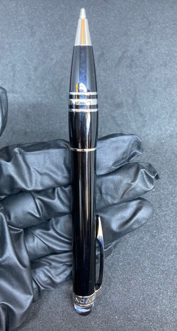 Montblanc Star Walker Platinum Resin Mechanical Pencil Black Starwalker w/Box