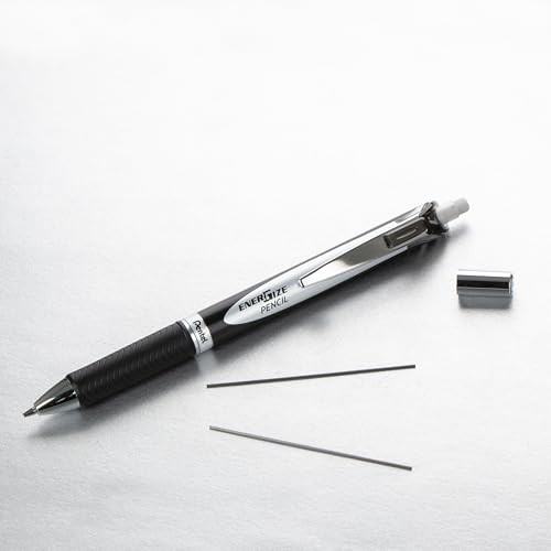 EnerGel RTX Gel Pen and EnerGize Mechanical Pencil Set, (0.7mm), Black