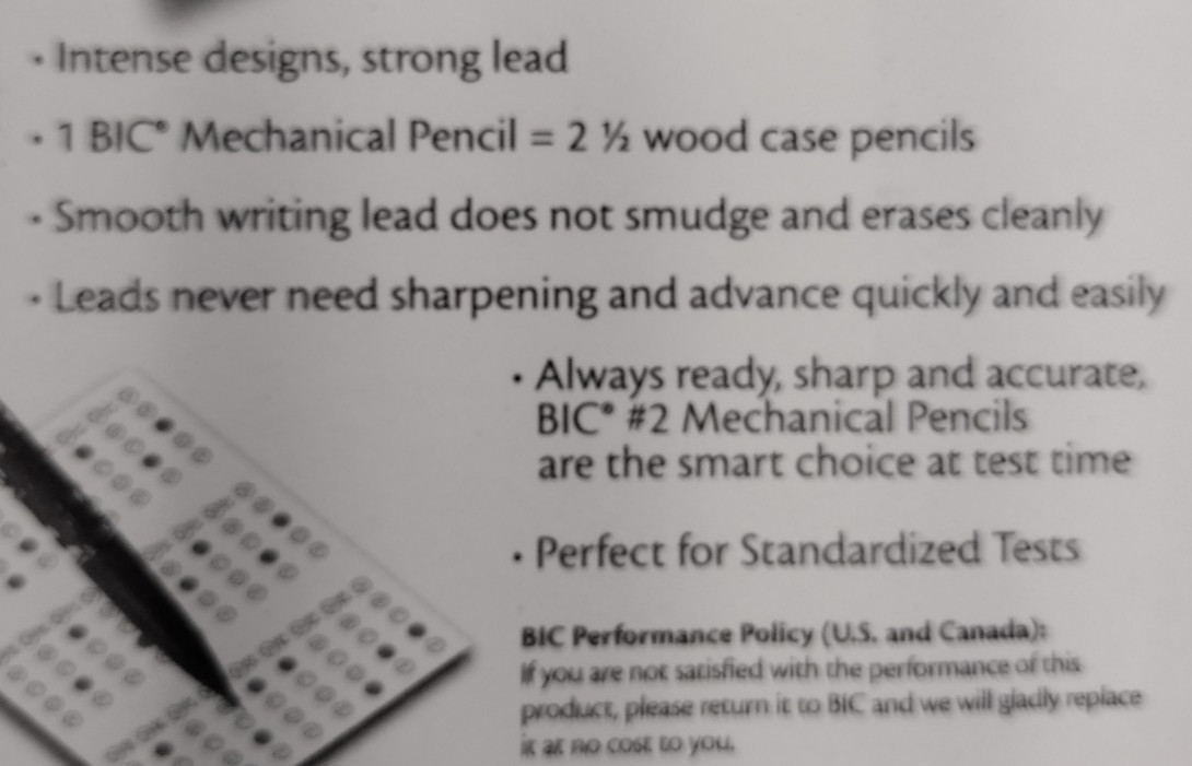 New Old Stock 2014 BIC Xtra Craze Intense Design 4 Pack Mechanical Pencils Lot 2