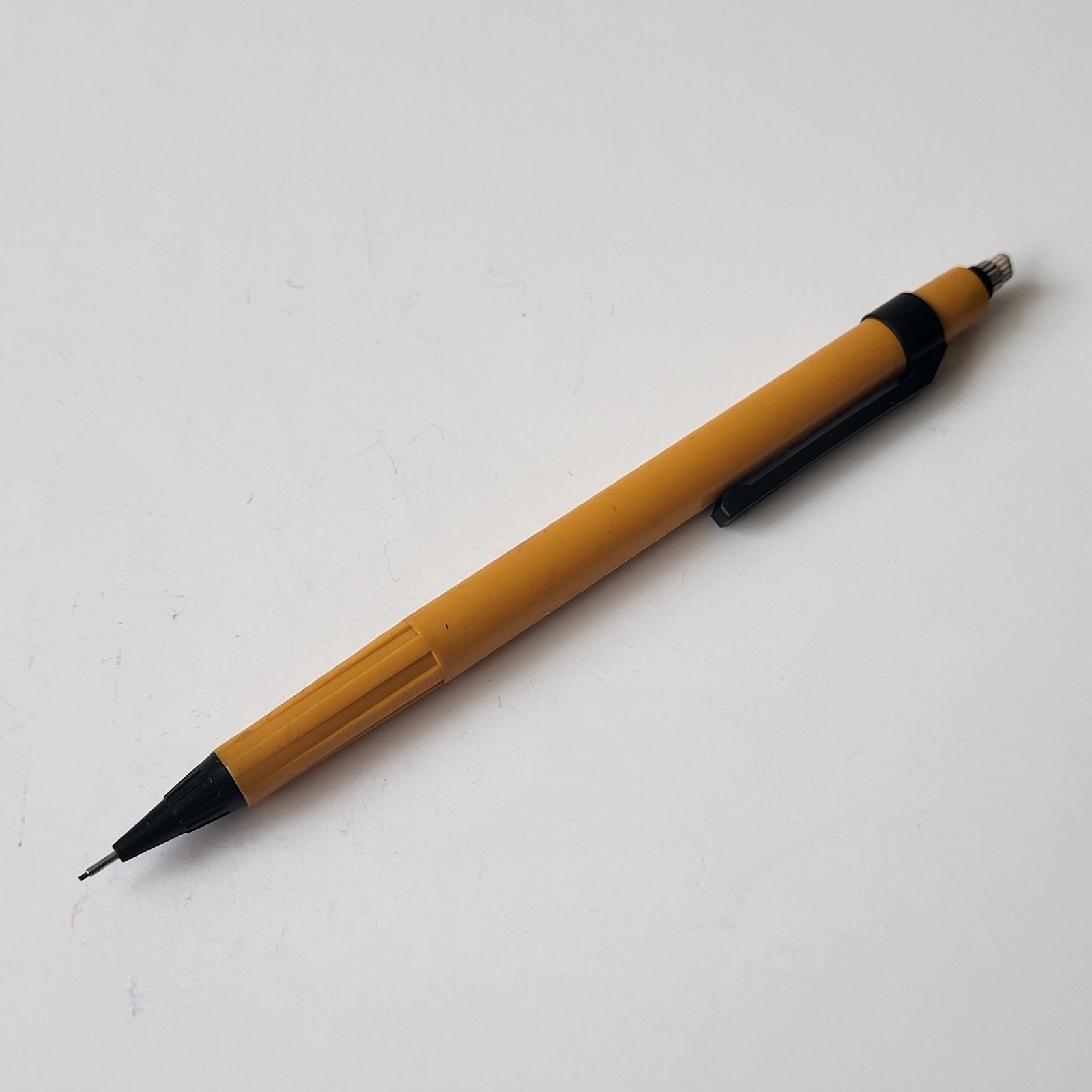 Vintage Staedtler Polo 0.5 Mechanical Pencil Yellow & Black Made In Germany
