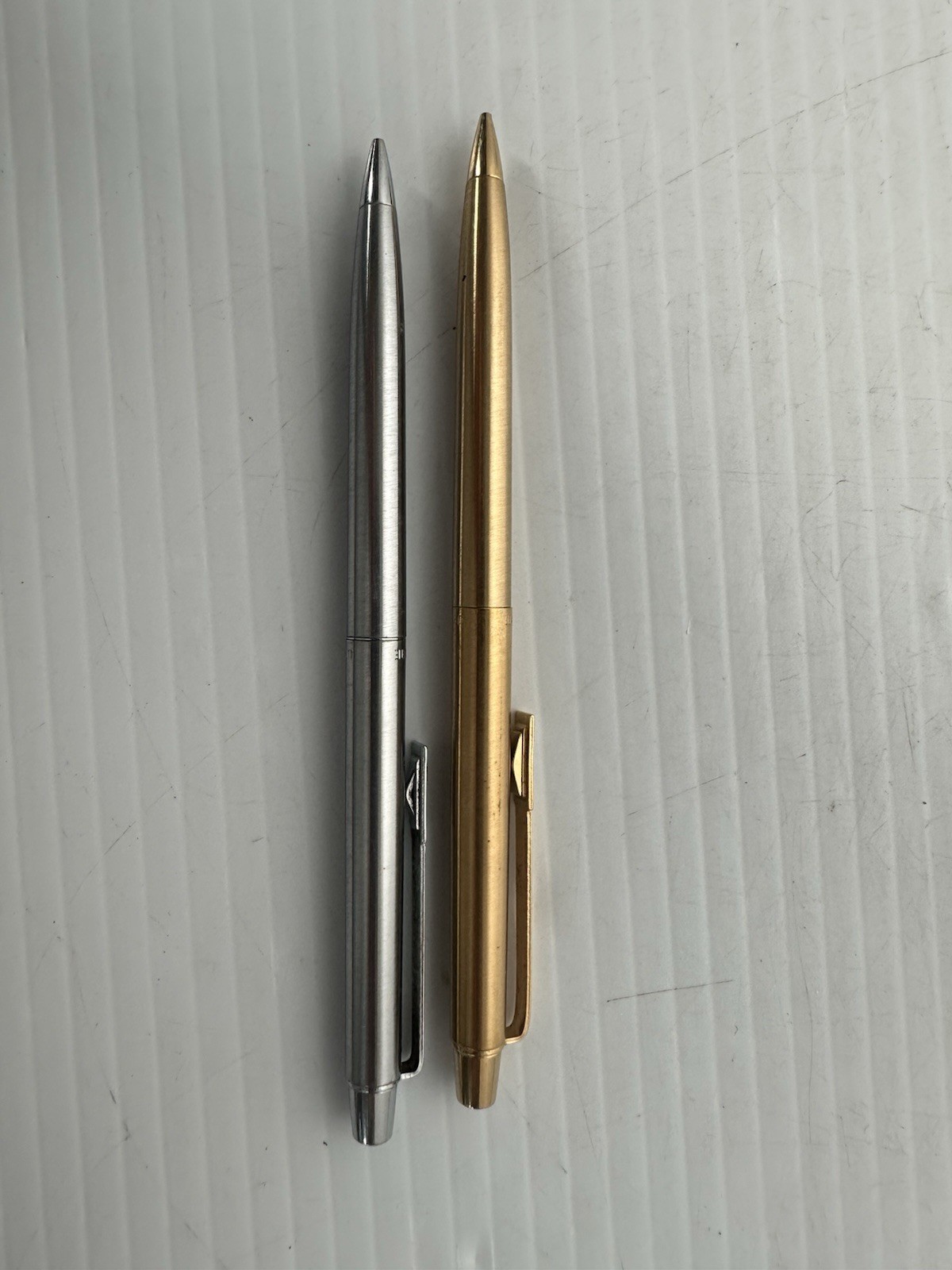 Vintage Paper-Mate Gold Silver Profile Mechanical Pencil Double Heart Set 2