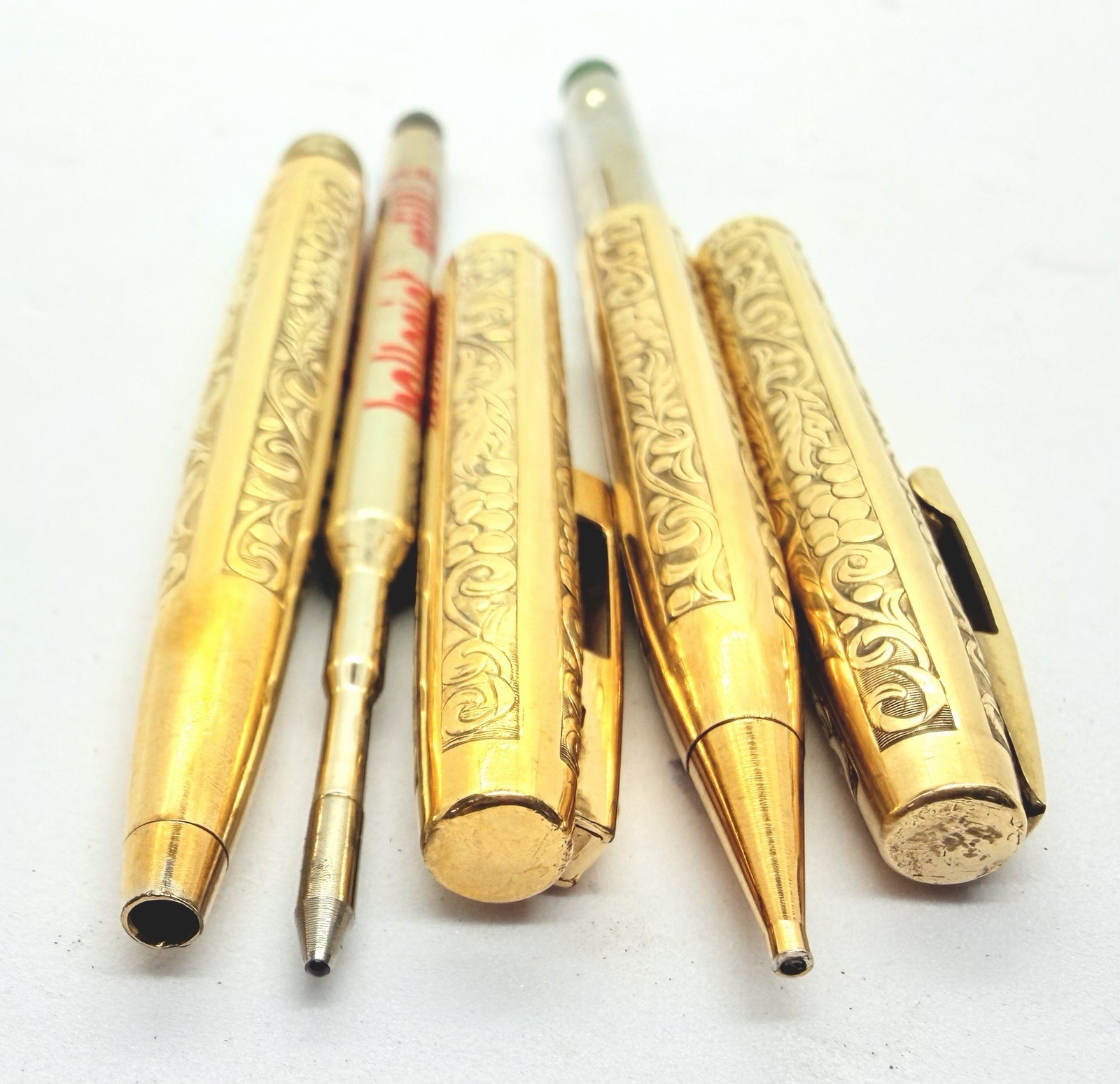 sheaffer Grapes Gold Plated mechanical pencil Continues Twist & Ballpoint Pen