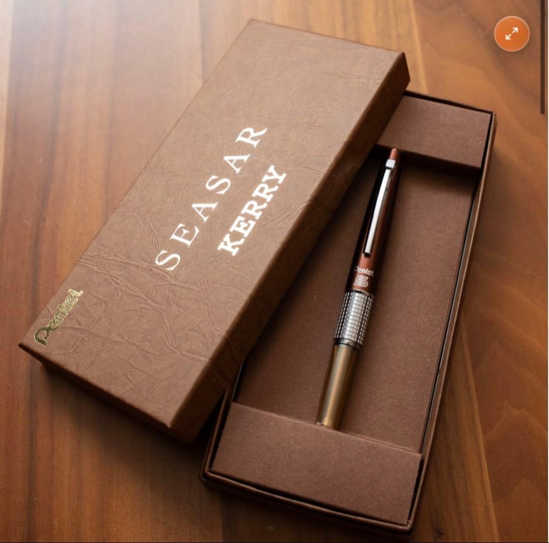 Pentel KERRY Seasar Brown Limited Edition Mechanical Pencil 0.5mm Japan Import
