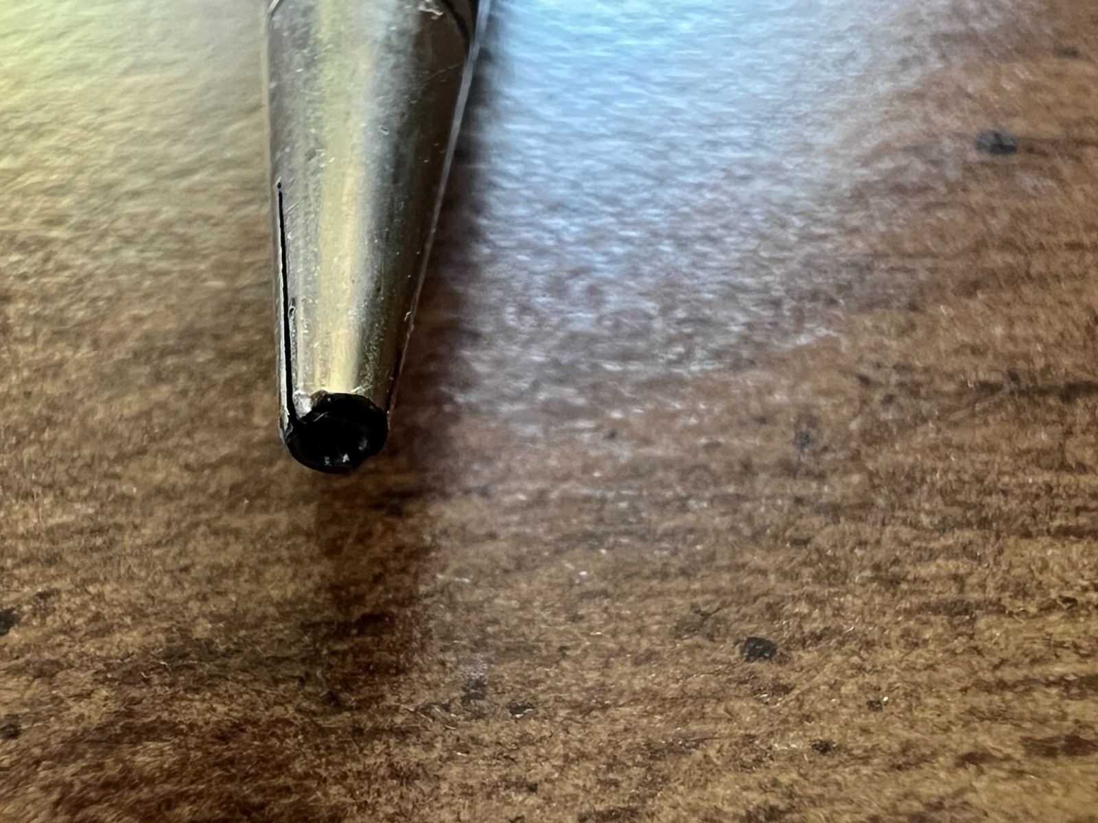 Autopoint Mechanical Pencil Black/Red w/ Vintage Faber & Staedtler Lead Tubes