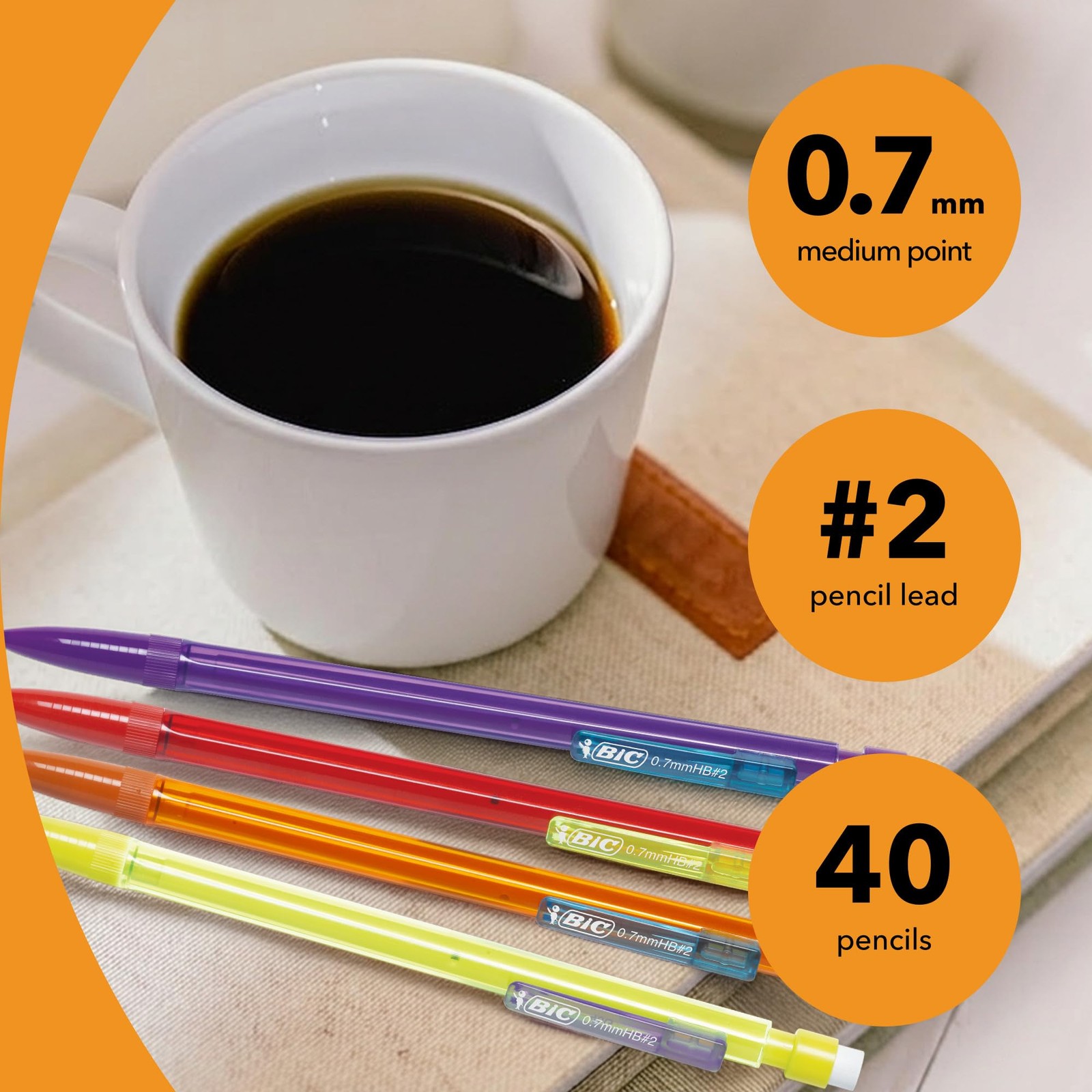 Xtra Smooth Bright Edition Mechanical Pencils, 0.7 mm Medium Point, Bulk Scho…
