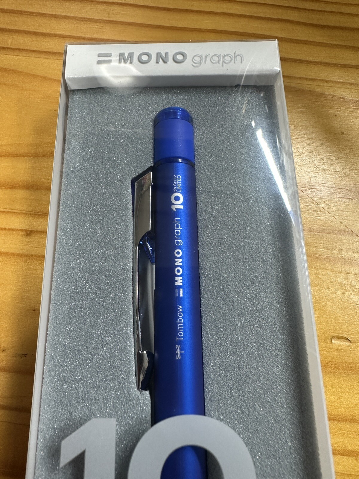 MONO graph 10th Anniversary Mechanical Pencils Tombow Shaker 0.5mm MONO Blue