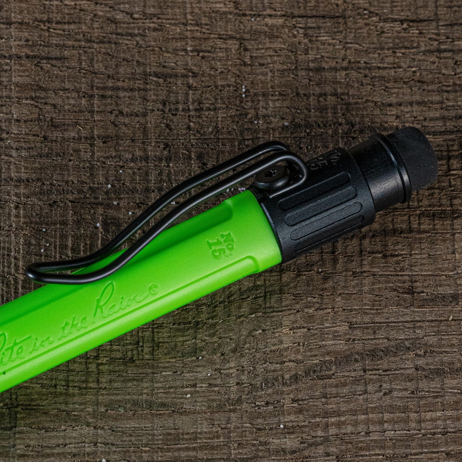 Hi Viz Green Mechanical Pencil Durable 1.3mm Lead Perfect for Tough Environments