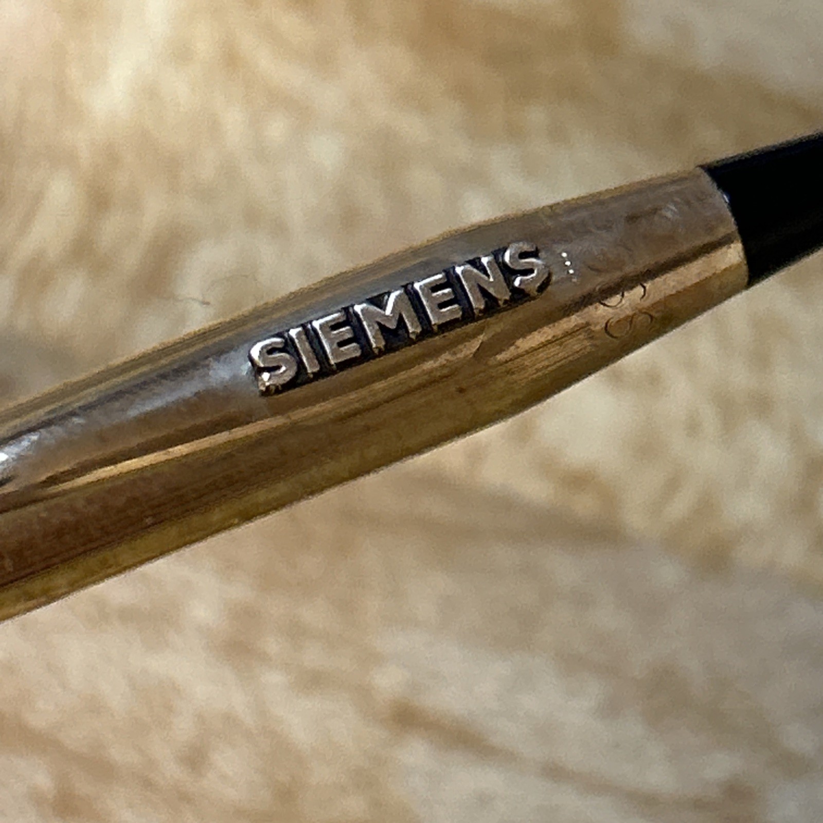 VTG Cross 10k Gold Filled Mechanical Pencil Twist Electroplated Siemens Logo Wks