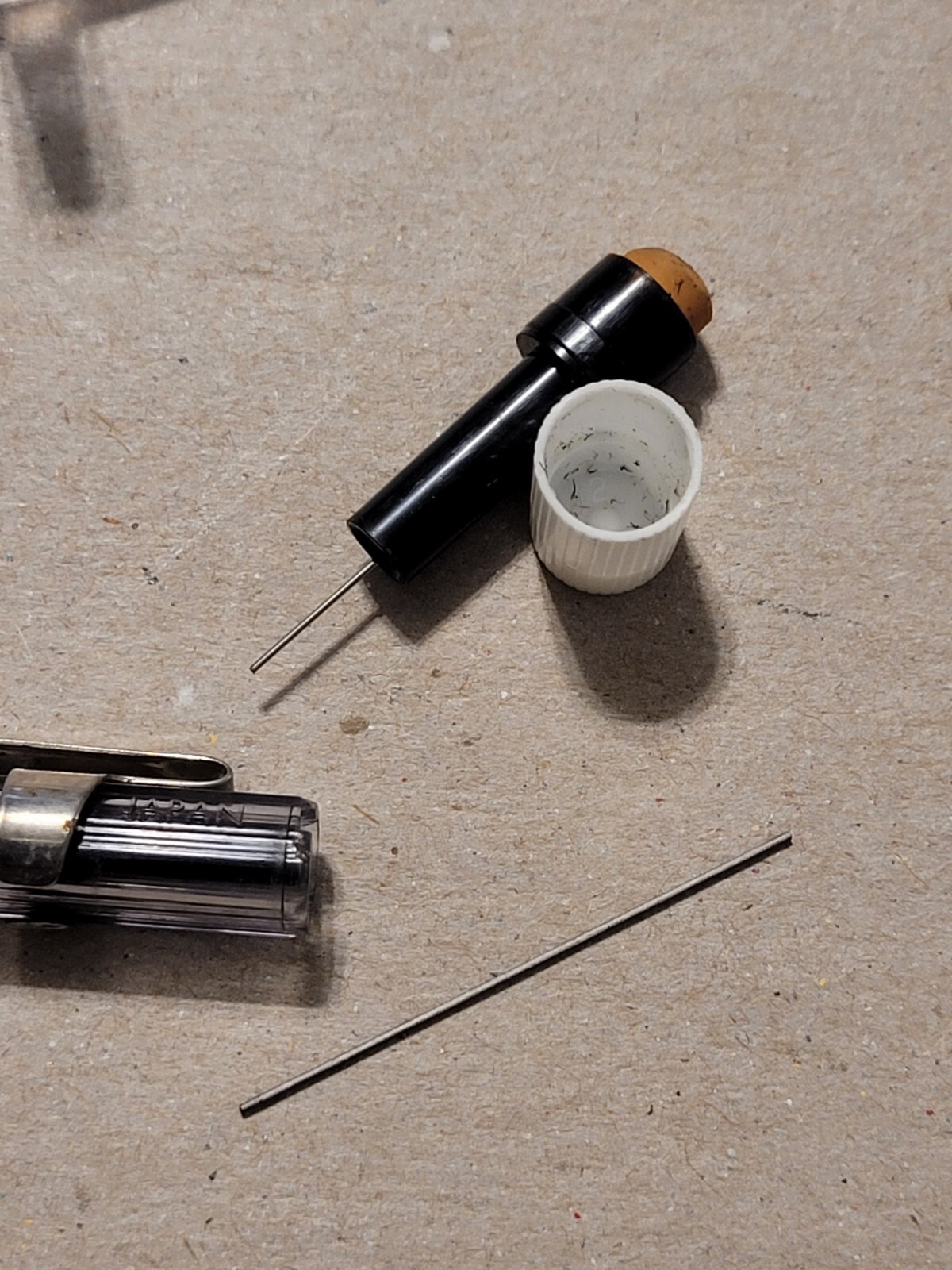 VINTAGE PILOT H-115 TRANSPARENT BLACK 0.5MM DRAFTING MECHANICAL PENCIL