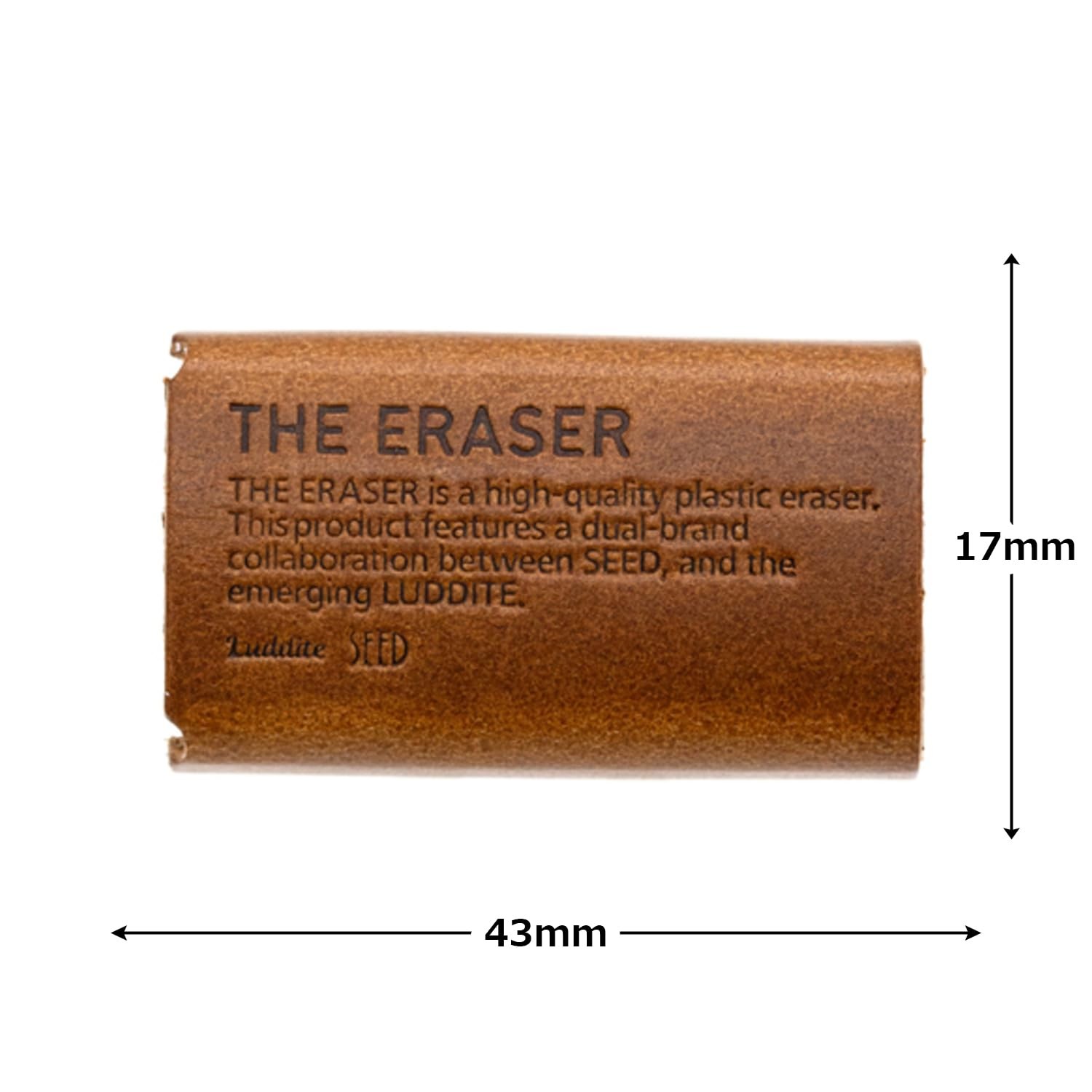 Luddite Eraser Cover THE ERASER Leather Model Buttero BR LDPL-ESB-09