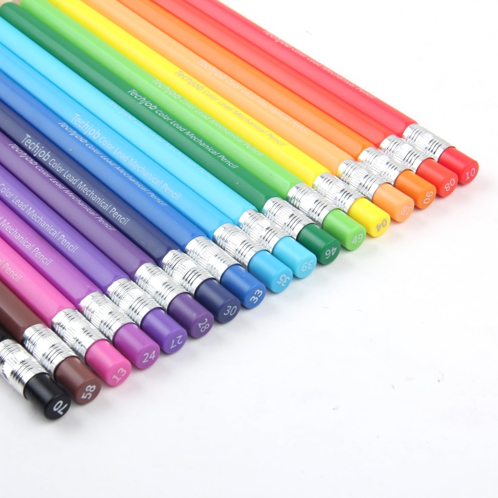 18 PCS Colored Mechanical Pencil 2.6mm Coloring Drawing Art Pencils Supplies