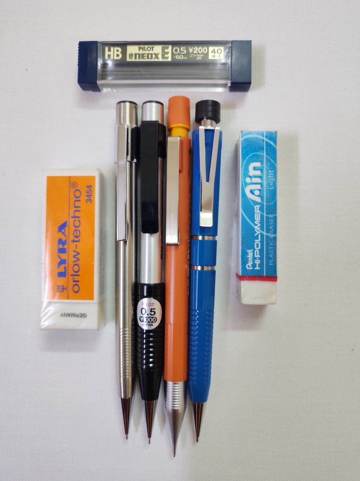 4 Nos Mechanical Pencels Vtg Nos Pilot /H515/ROCKY H525/ST/SHAKER 2020