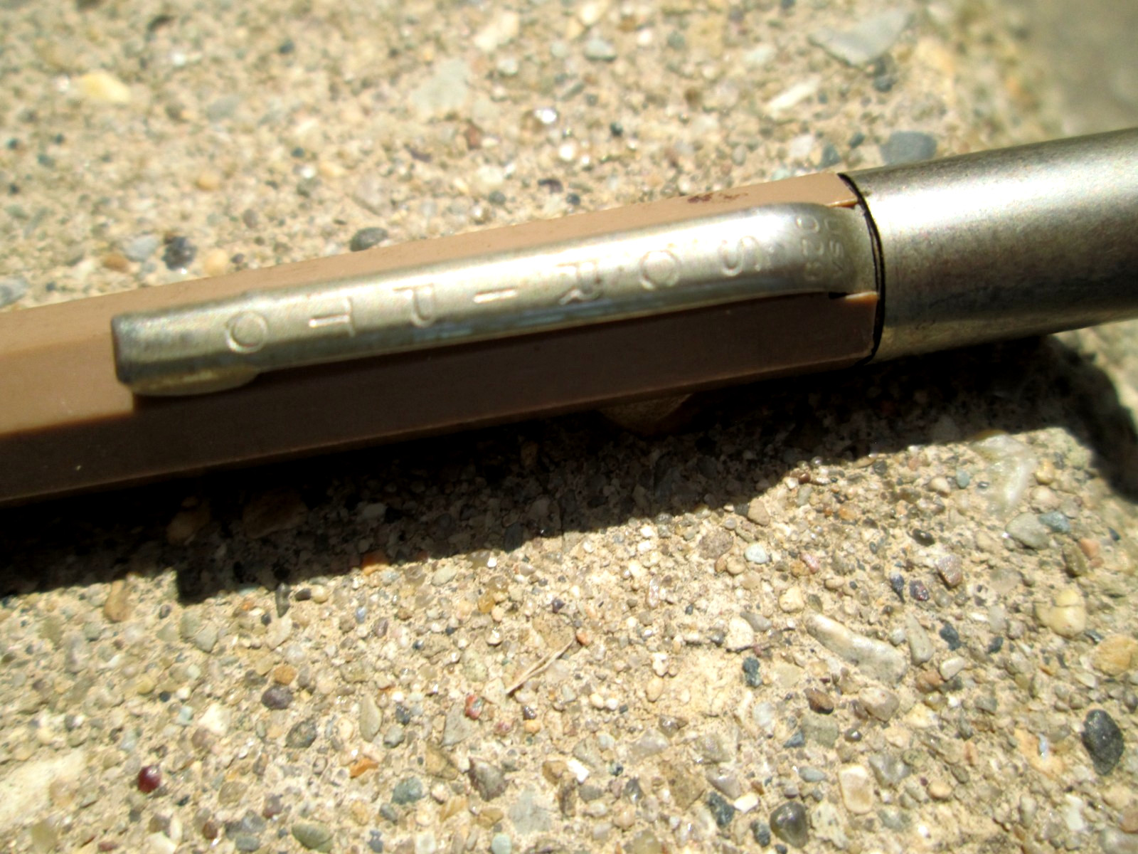 Vintage Scripto 029 Tan Brown Mechanical Pencil Parts or Repair
