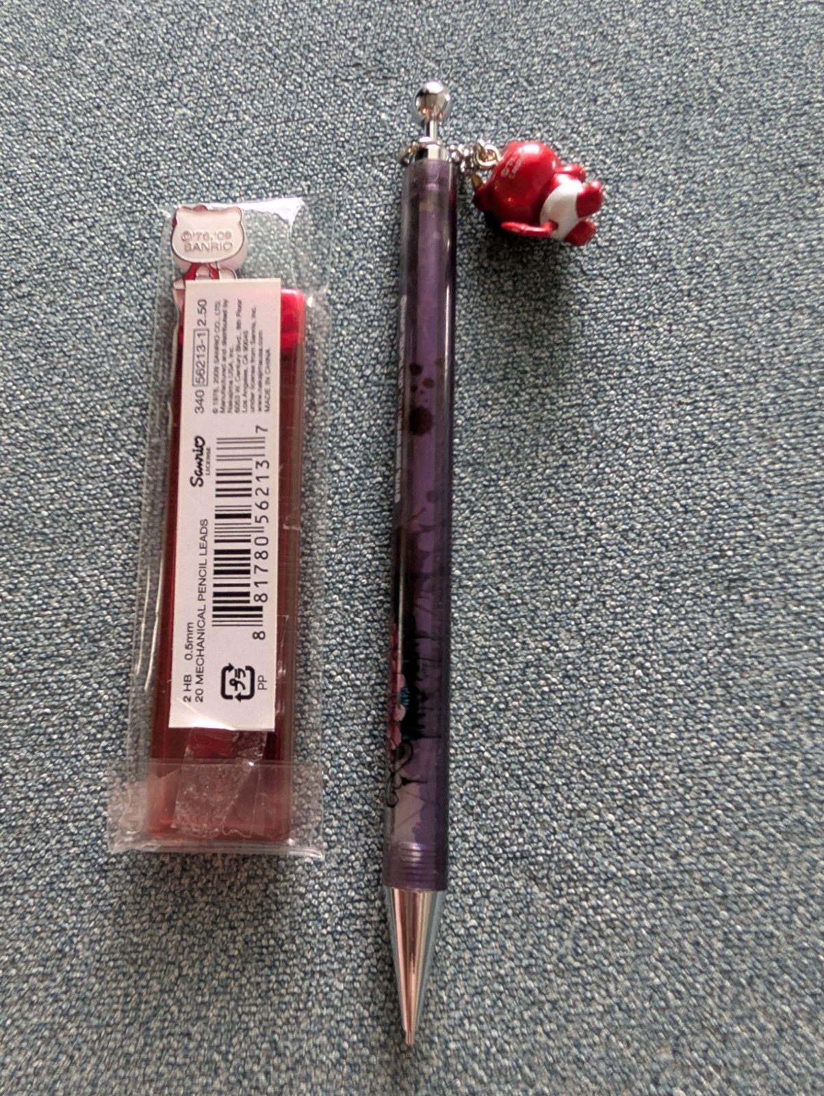 Very Rare Hello Kitty Mechanical Pencil & Lead Refills Kitty Baby 2006 & 2009