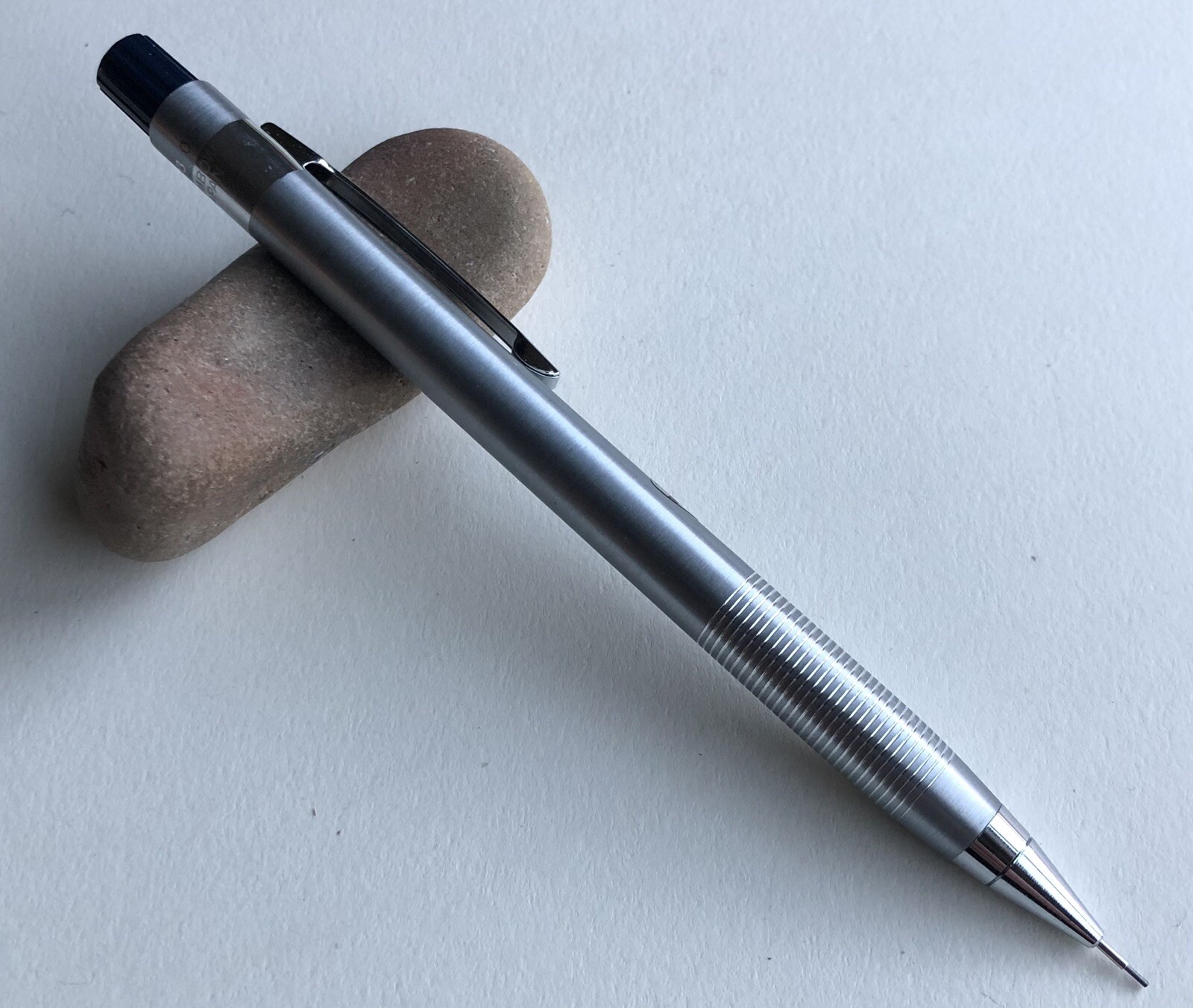 Vintage TOMBOW 500 Mechanical Pencil .5mm Lead Sticker NOS Precision Metal Japan